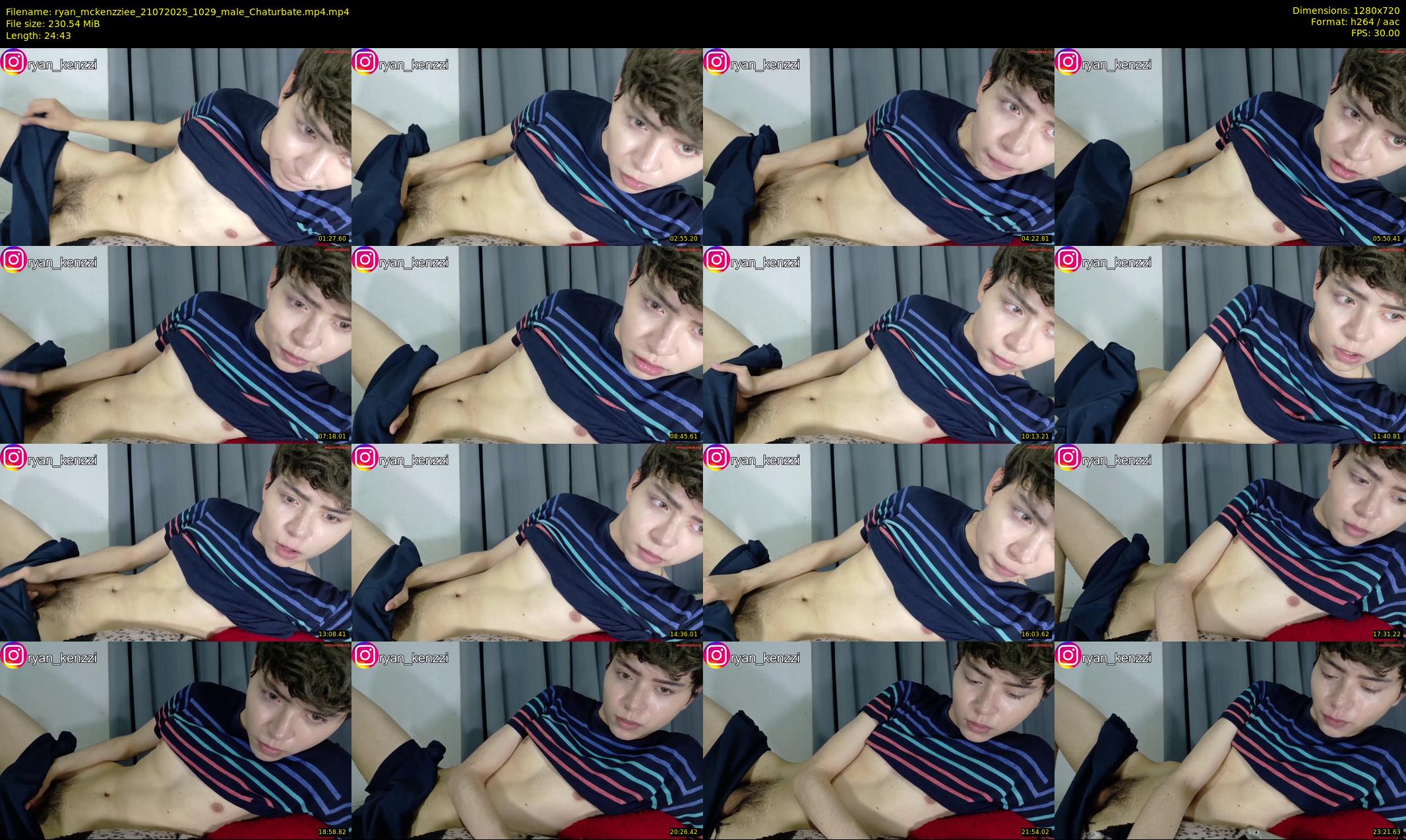 ryan_mckenzziee — 25 minute Chaturbate male cam show recording, 720p, Jul 21, 2025