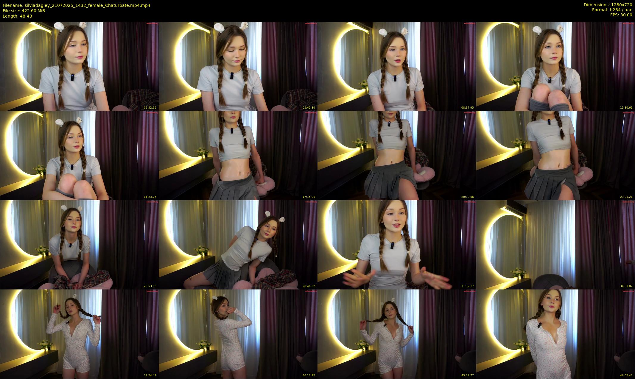 silviadagley — 49 minute Chaturbate female cam show recording, 720p, Jul 21, 2025