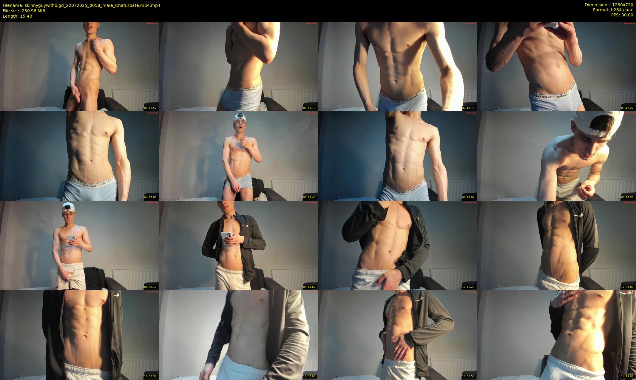 skinnyguywithbigd — 16 minute Chaturbate male cam show recording, 720p, Jul 22, 2025