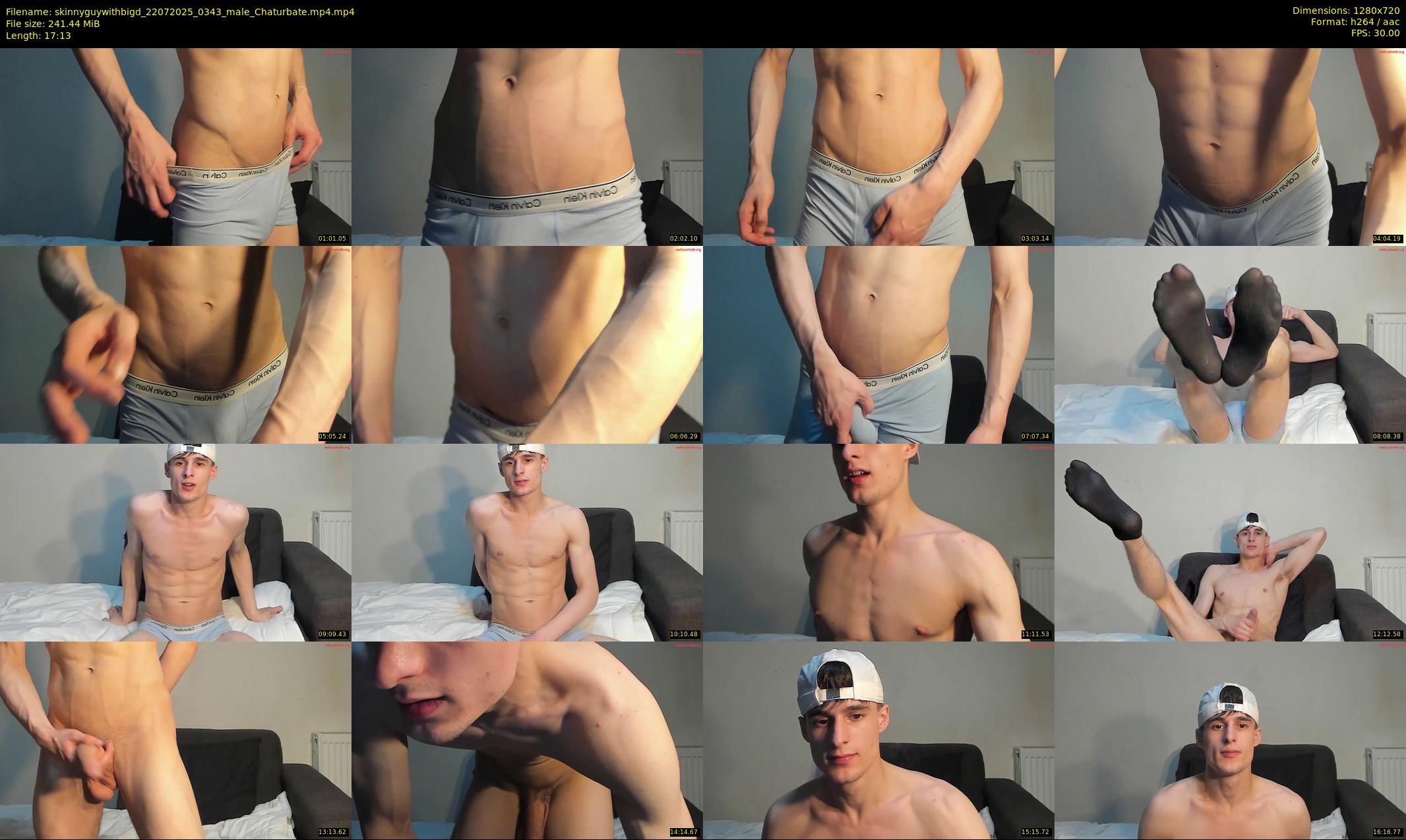 skinnyguywithbigd — 18 minute Chaturbate male cam show recording, 720p, Jul 22, 2025