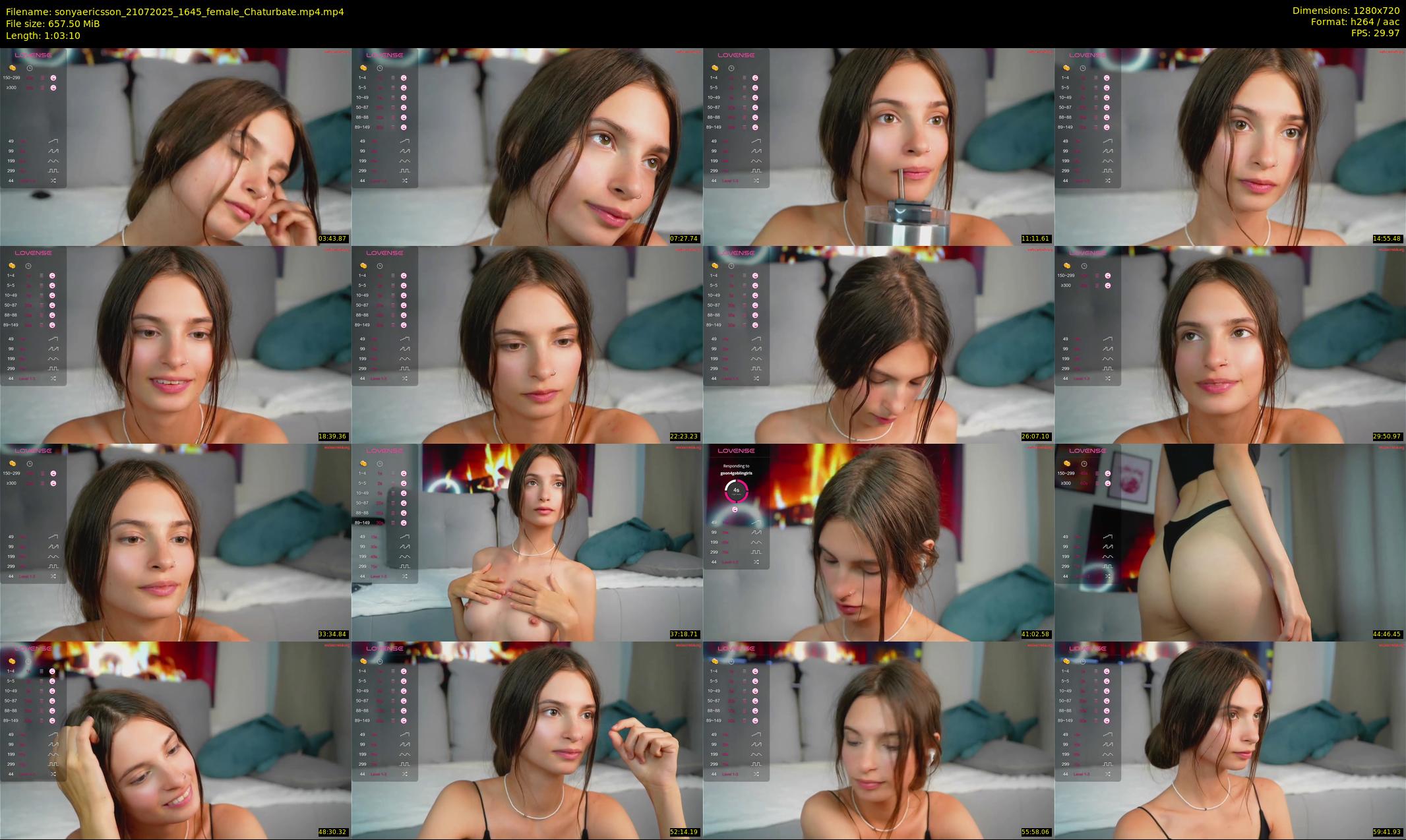 sonyaericsson — 64 minute Chaturbate female cam show recording, 720p, Jul 21, 2025
