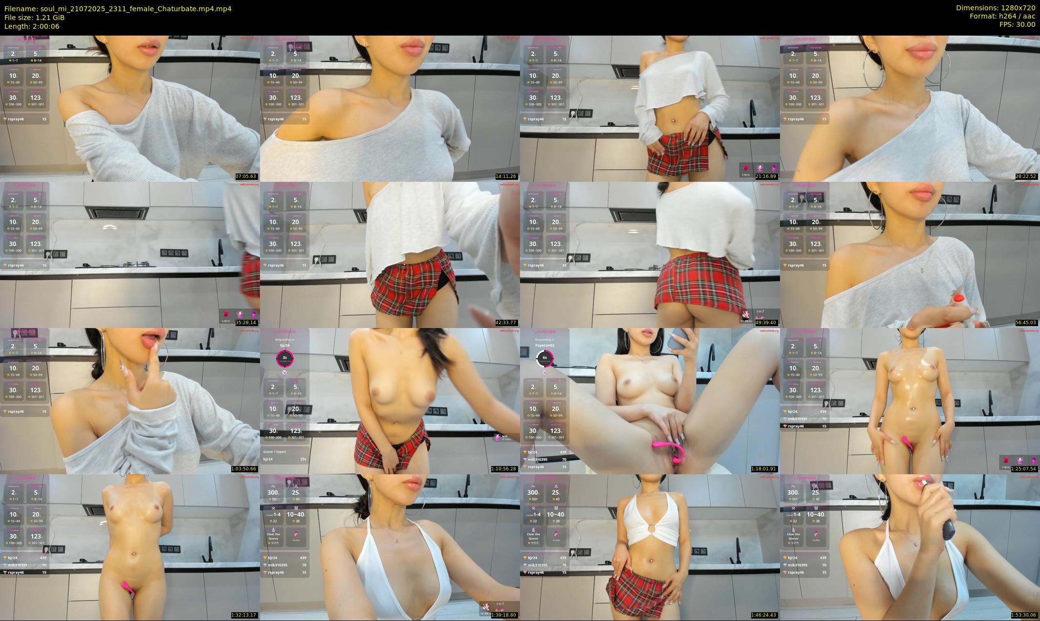 soul_mi — 121 minute Chaturbate female cam show recording, 720p, Jul 21, 2025