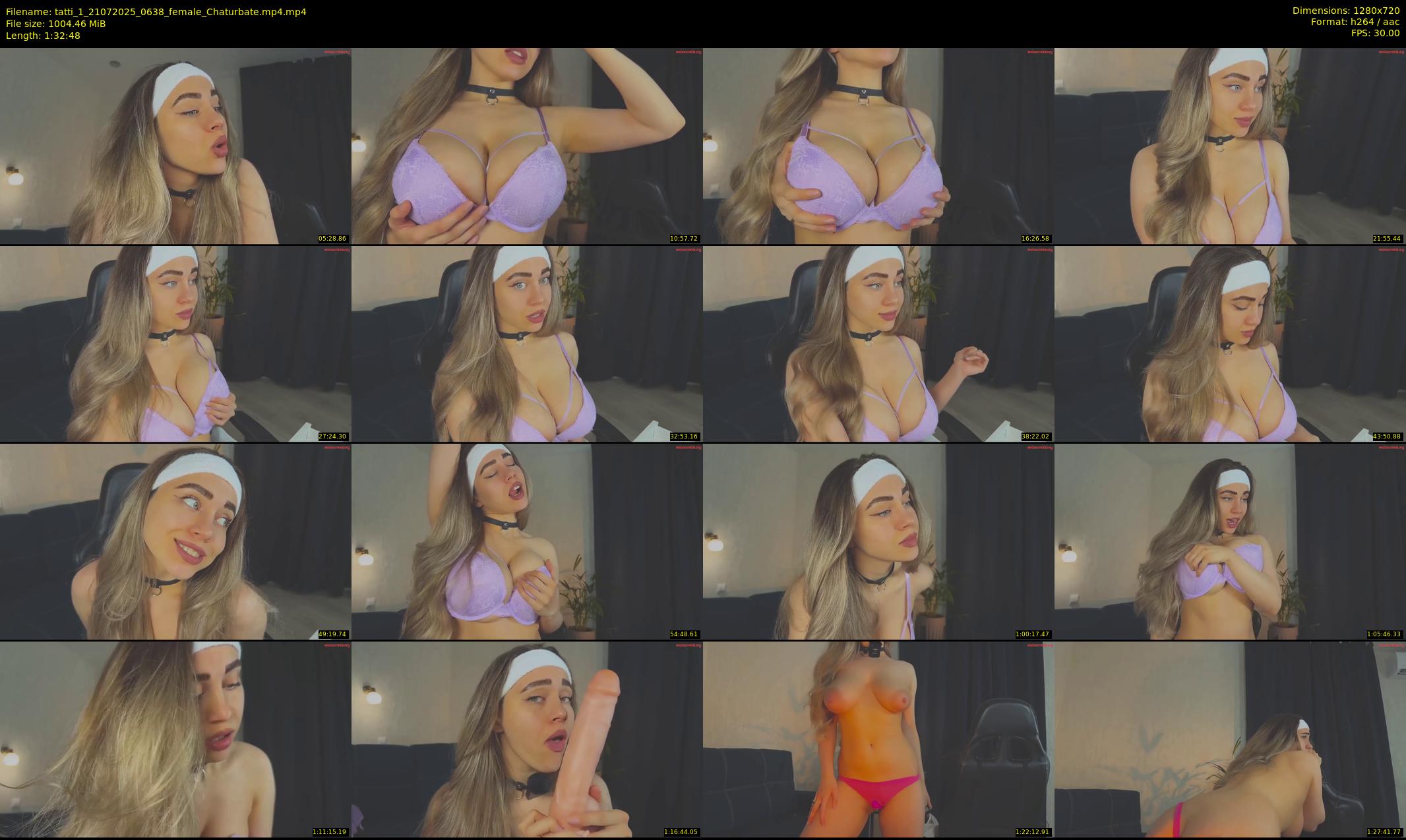 tatti_1 — 93 minute Chaturbate female cam show recording, 720p, Jul 21, 2025