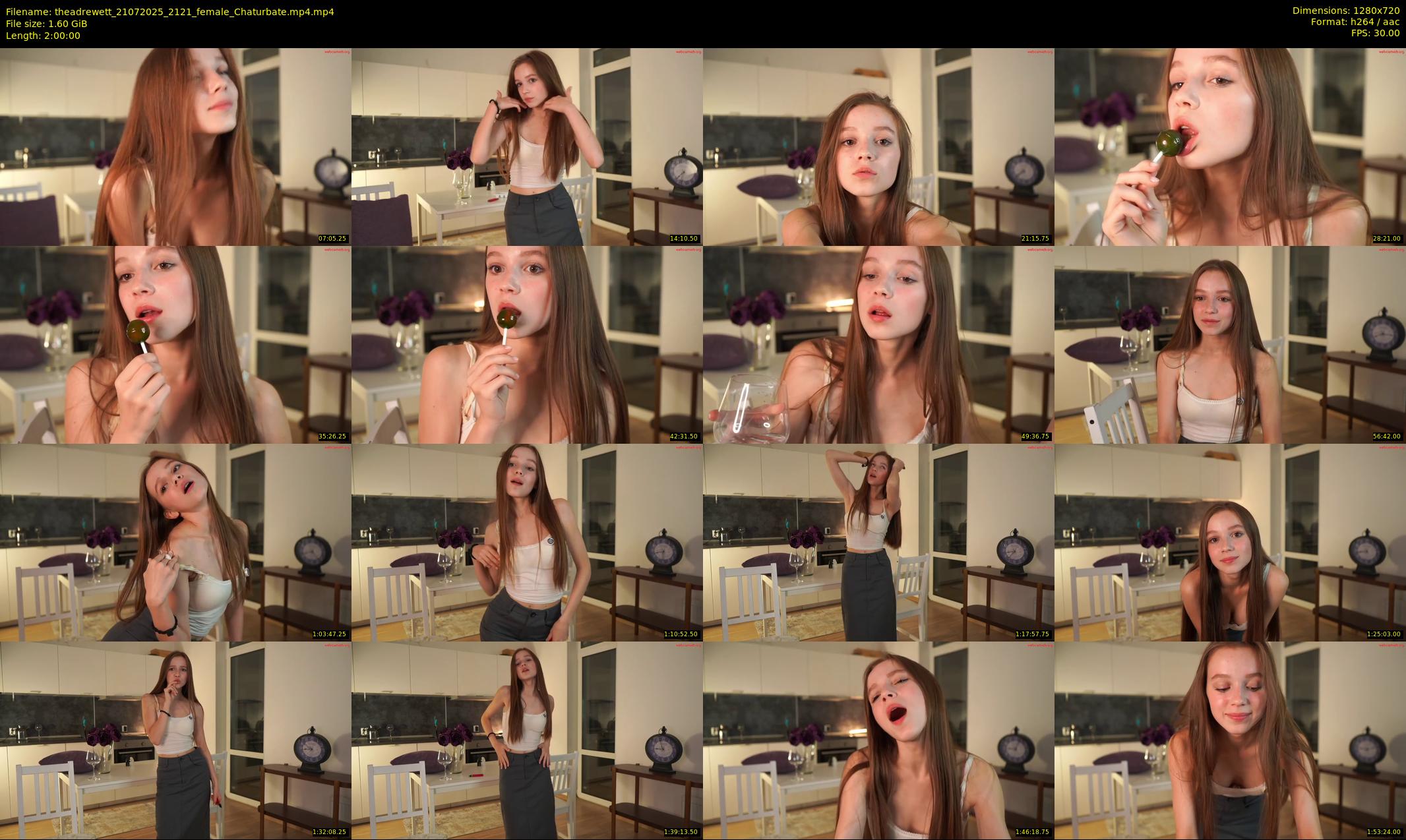 theadrewett — 120 minute Chaturbate female cam show recording, 720p, Jul 21, 2025