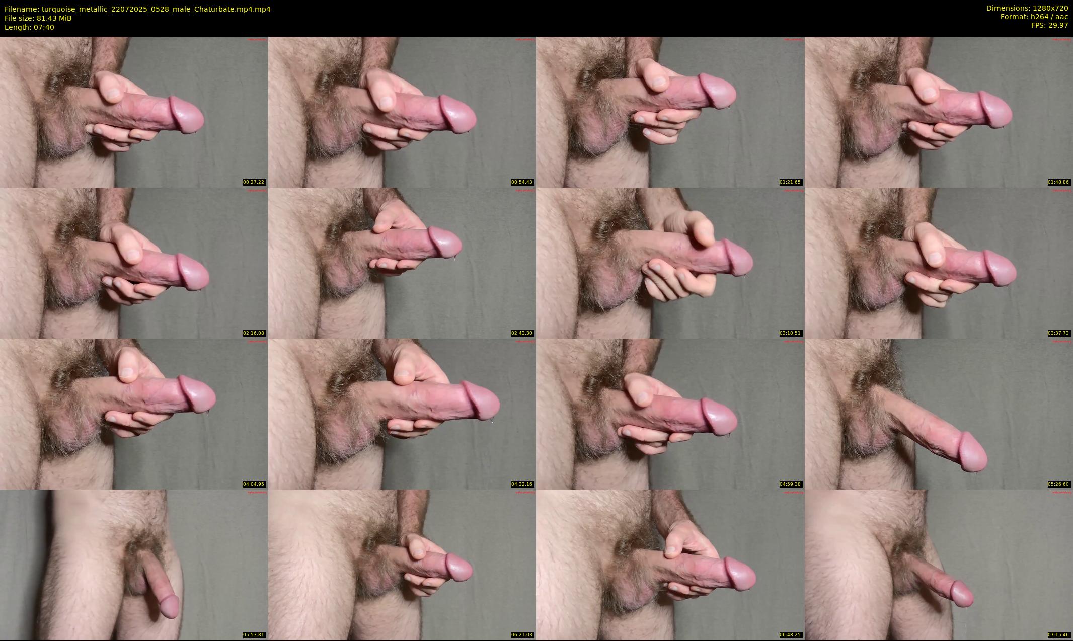 turquoise_metallic — 8 minute Chaturbate male cam show recording, 720p, Jul 22, 2025