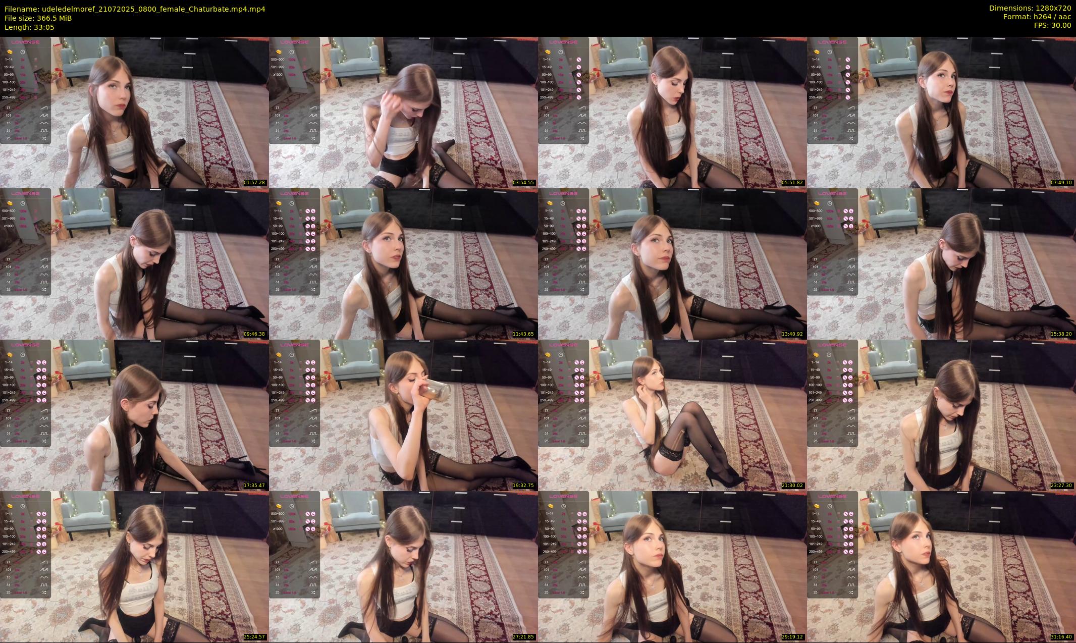 udeledelmoref — 34 minute Chaturbate female cam show recording, 720p, Jul 21, 2025