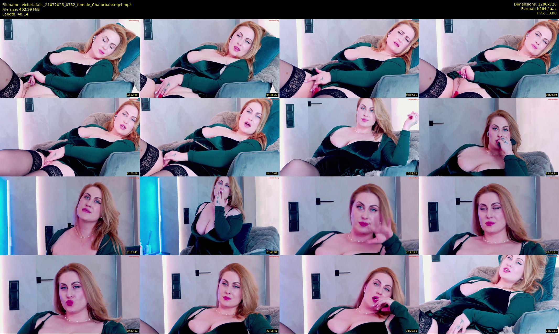 victoriafalls — 41 minute Chaturbate female cam show recording, 720p, Jul 21, 2025