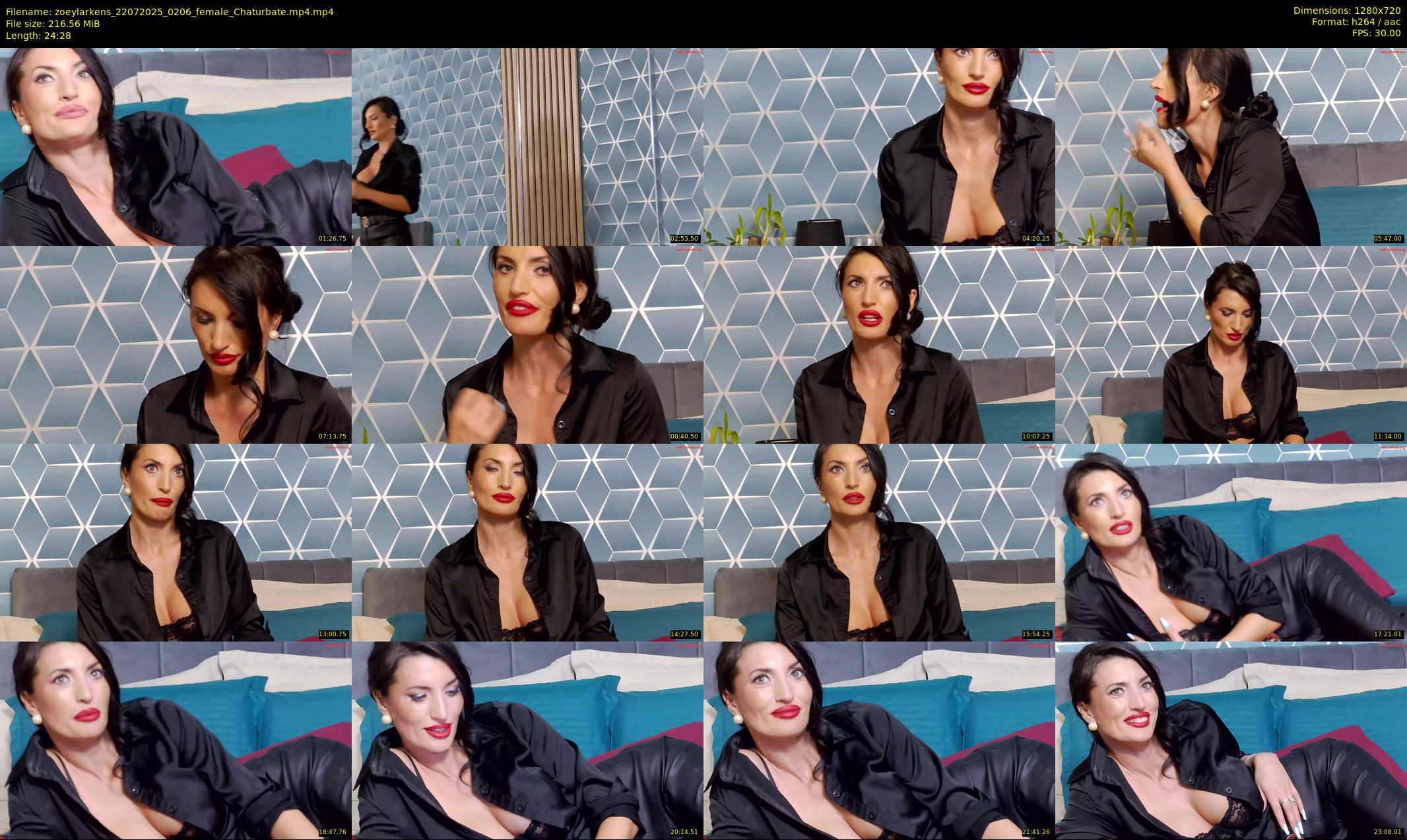 zoeylarkens — 25 minute Chaturbate female cam show recording, 720p, Jul 22, 2025