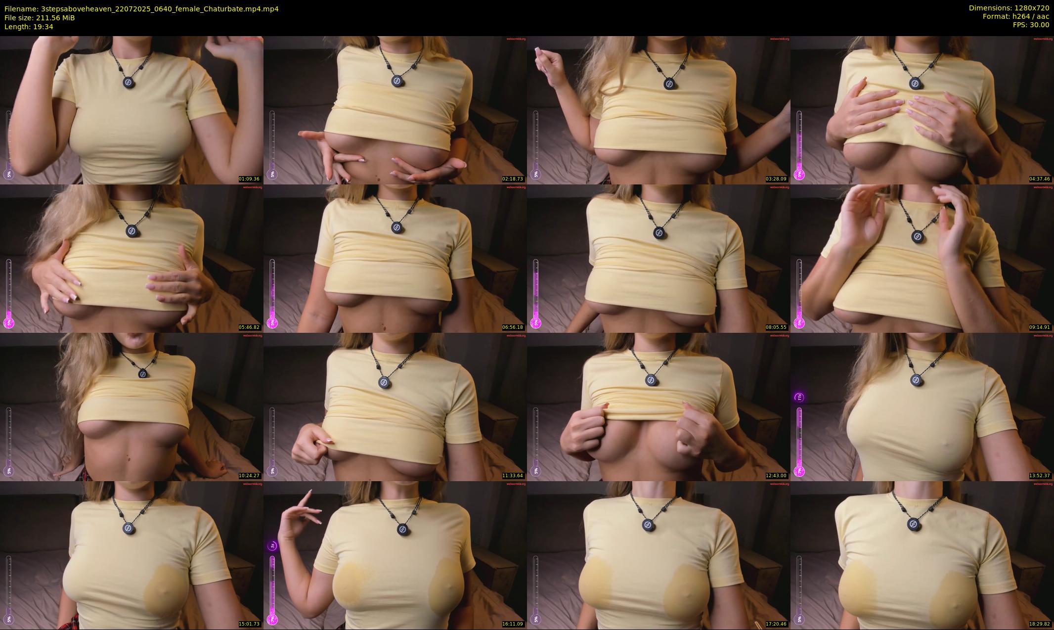 3stepsaboveheaven — 20 minute Chaturbate female cam show recording, 720p, Jul 22, 2025