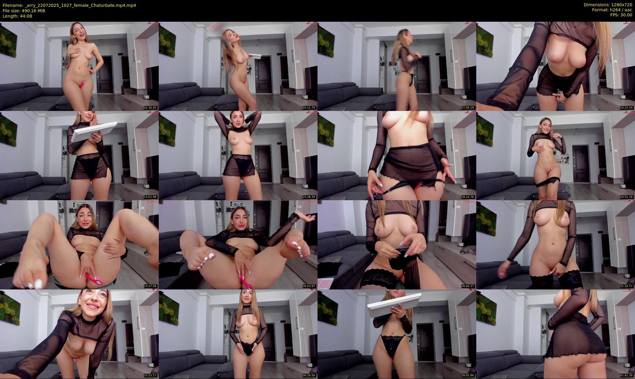 _arry — 45 minute Chaturbate female cam show recording, 720p, Jul 22, 2025