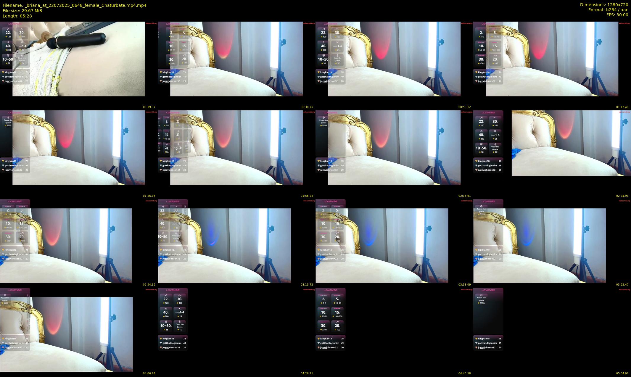 _briana_at — 6 minute Chaturbate female cam show recording, 720p, Jul 22, 2025