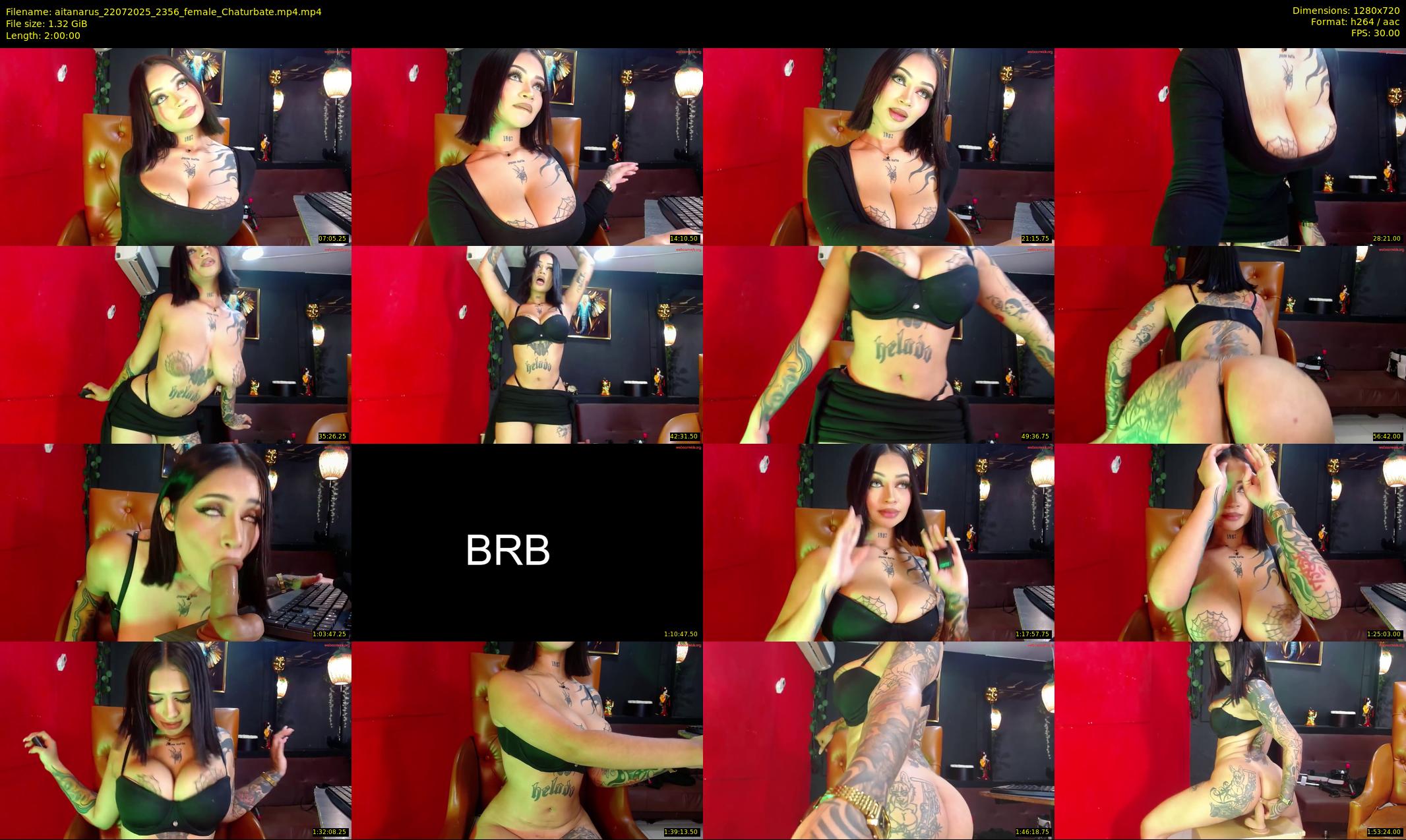 aitanarus — 120 minute Chaturbate female cam show recording, 720p, Jul 22, 2025