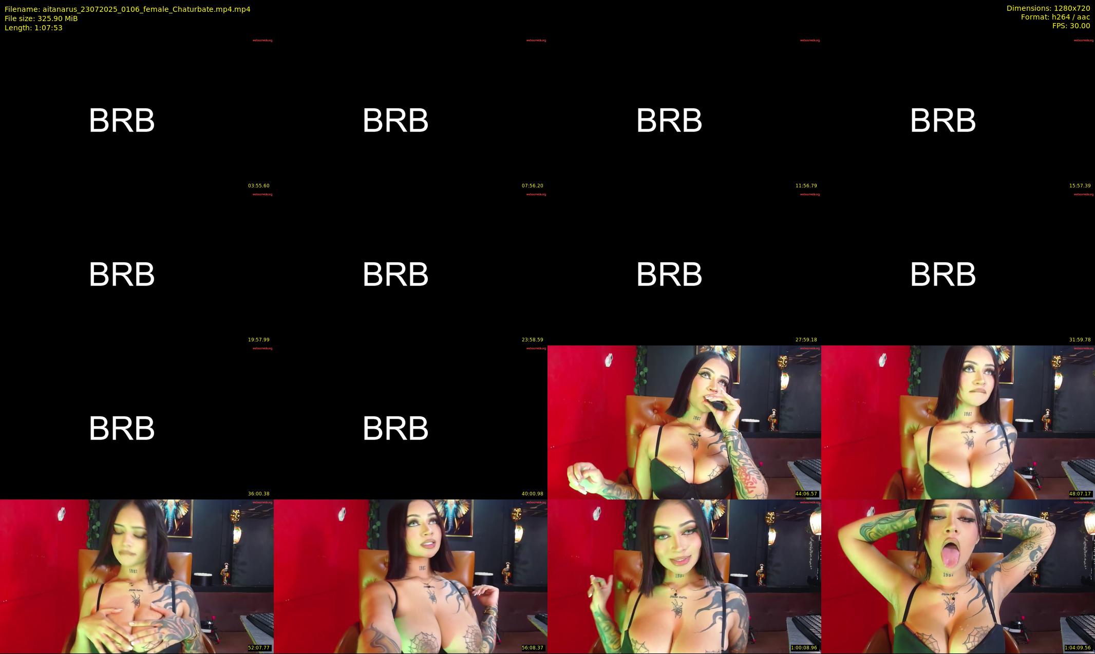 aitanarus — 68 minute Chaturbate female cam show recording, 720p, Jul 23, 2025
