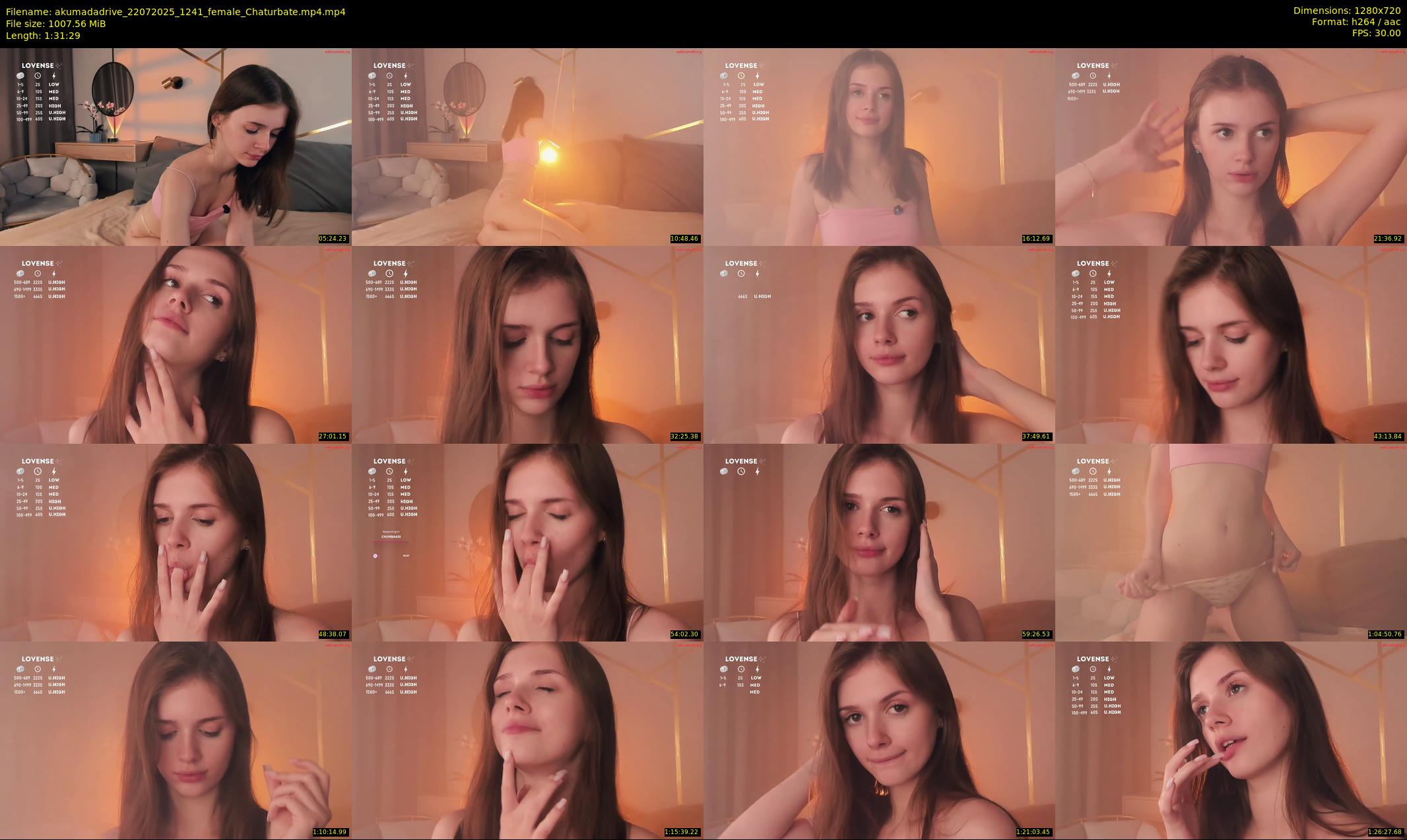 akumadadrive — 92 minute Chaturbate female cam show recording, 720p, Jul 22, 2025