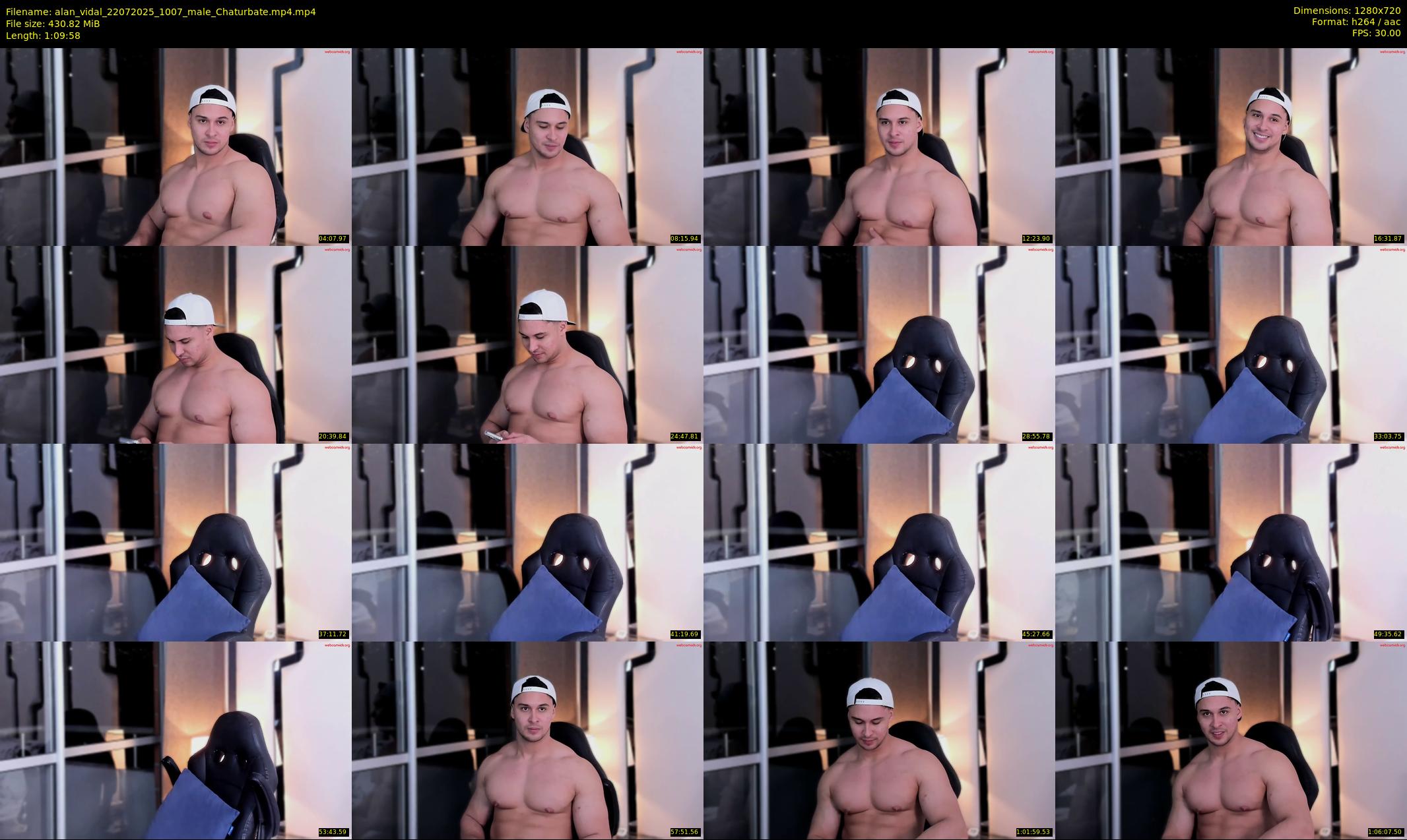 alan_vidal — 70 minute Chaturbate male cam show recording, 720p, Jul 22, 2025