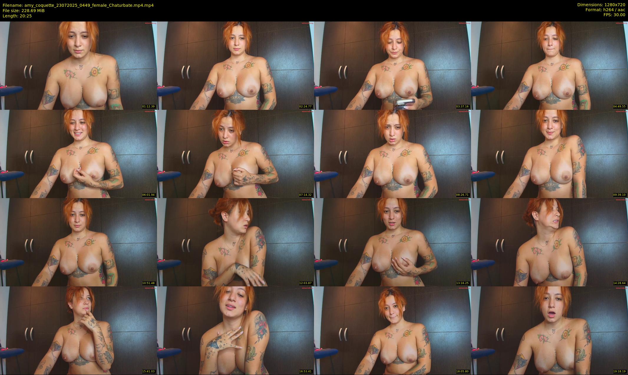 amy_coquette — 21 minute Chaturbate female cam show recording, 720p, Jul 23, 2025