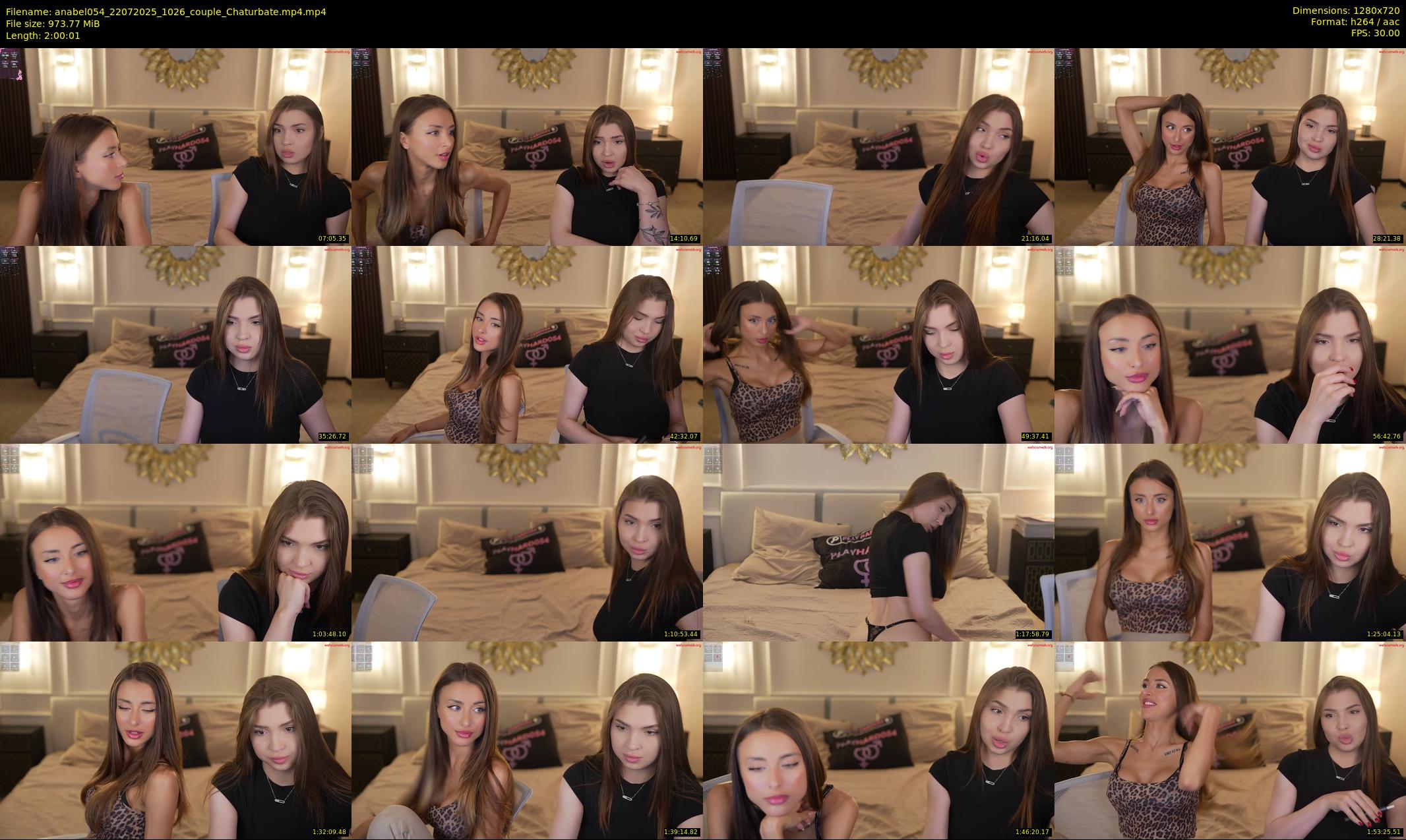 anabel054 — 121 minute Chaturbate female cam show recording, 720p, Jul 22, 2025