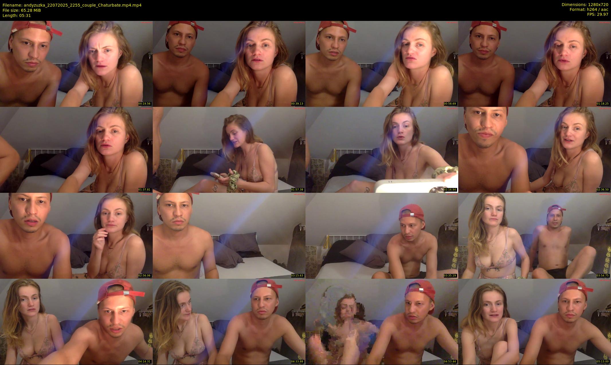 andyzuzka — 6 minute Chaturbate couple cam show recording, 720p, Jul 22, 2025