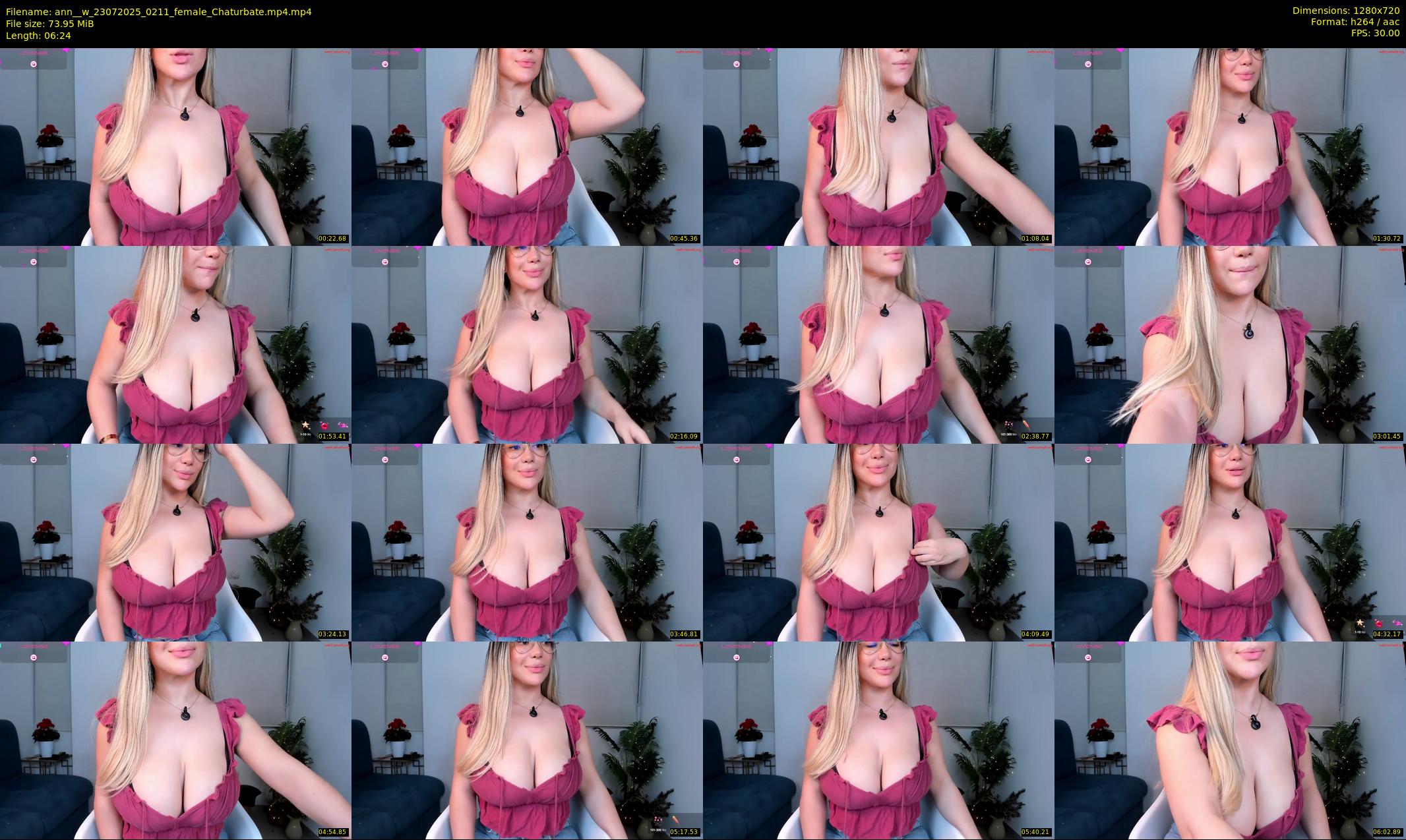 ann__w — 7 minute Chaturbate female cam show recording, 720p, Jul 23, 2025