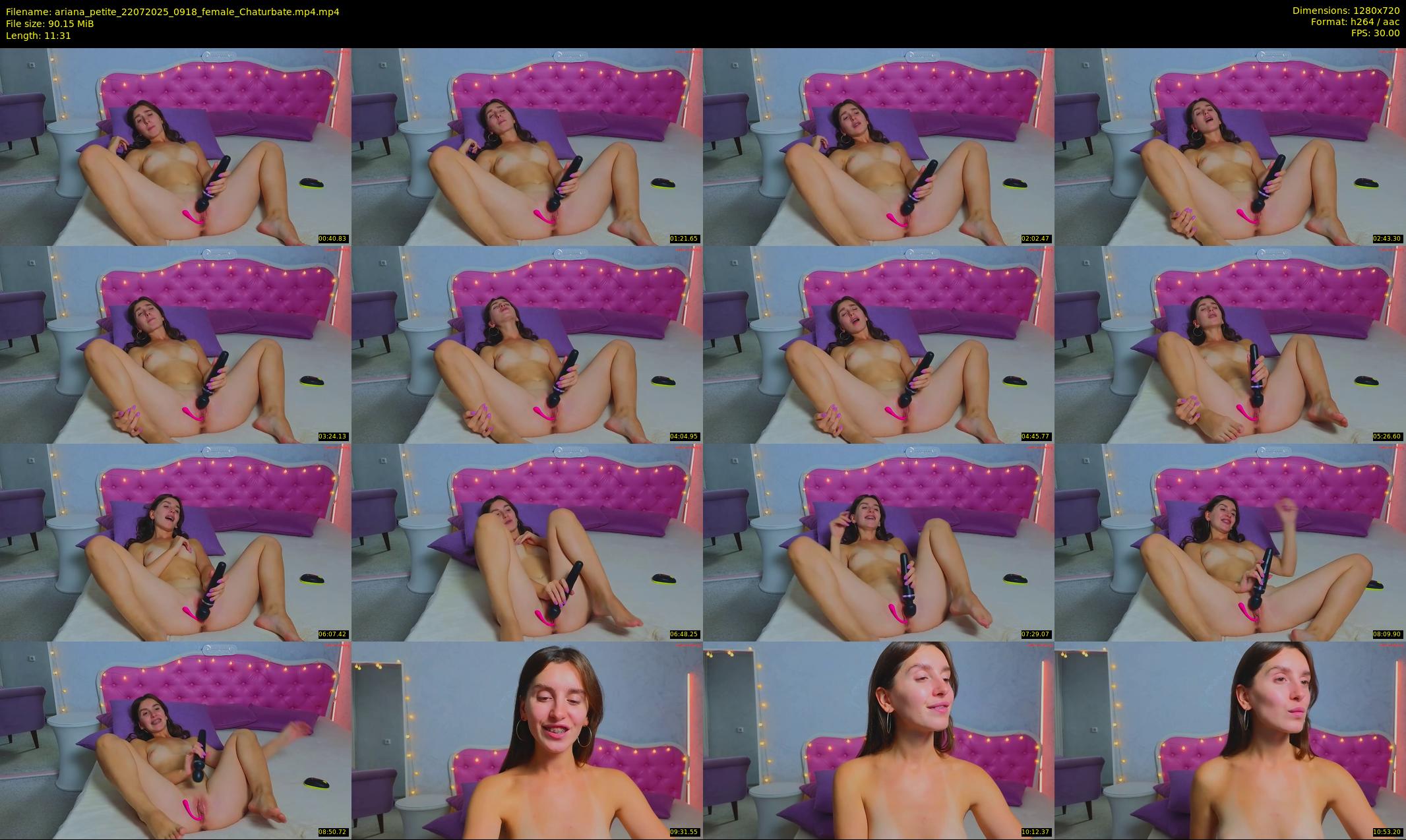 ariana_petite — 12 minute Chaturbate female cam show recording, 720p, Jul 22, 2025