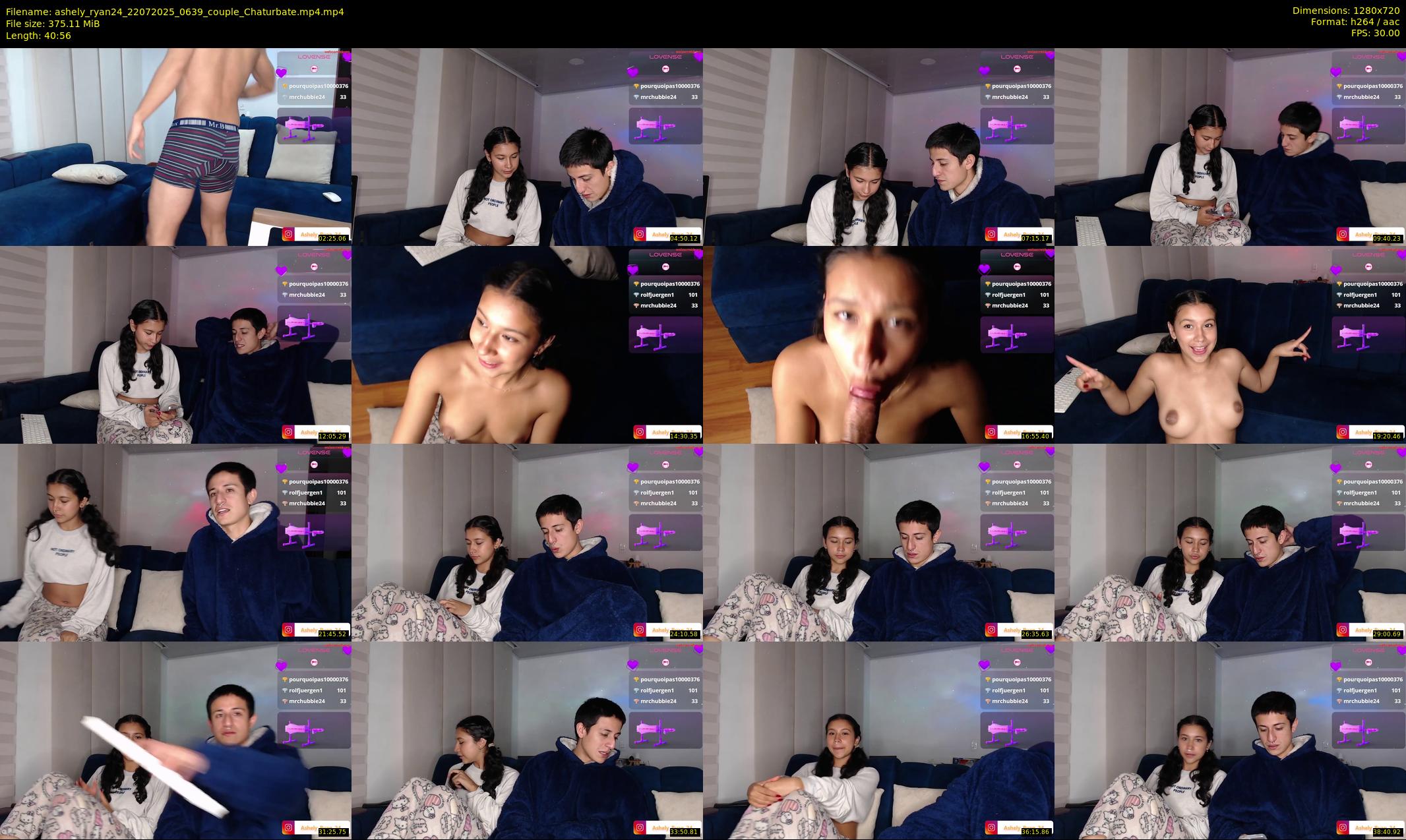 ashely_ryan24 — 41 minute Chaturbate couple cam show recording, 720p, Jul 22, 2025