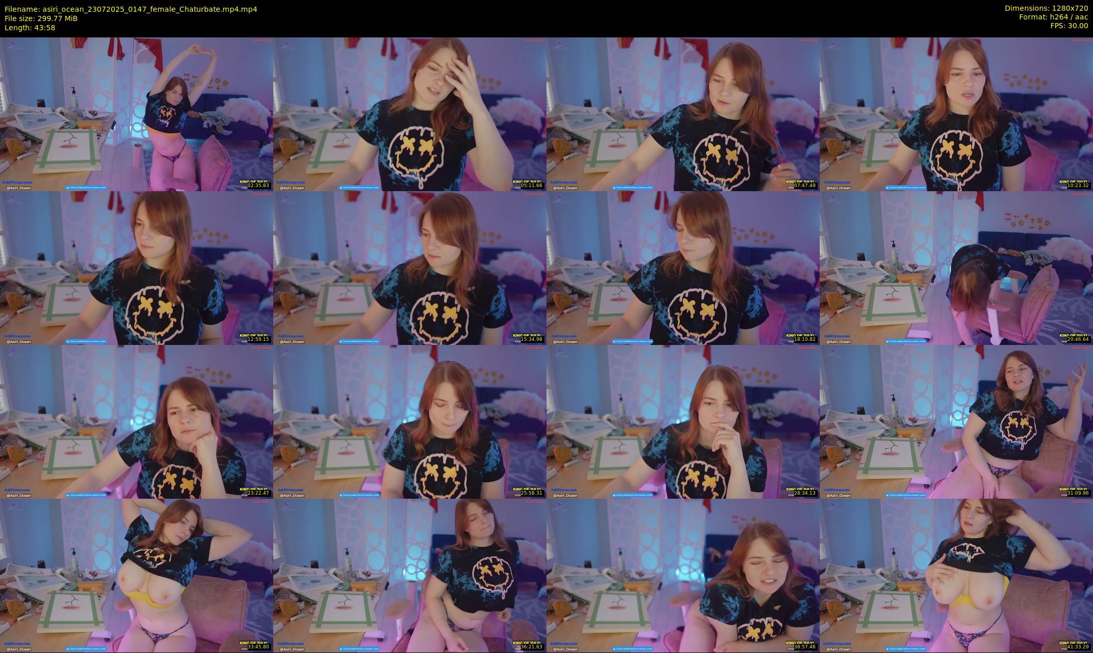 asiri_ocean — 44 minute Chaturbate female cam show recording, 720p, Jul 23, 2025