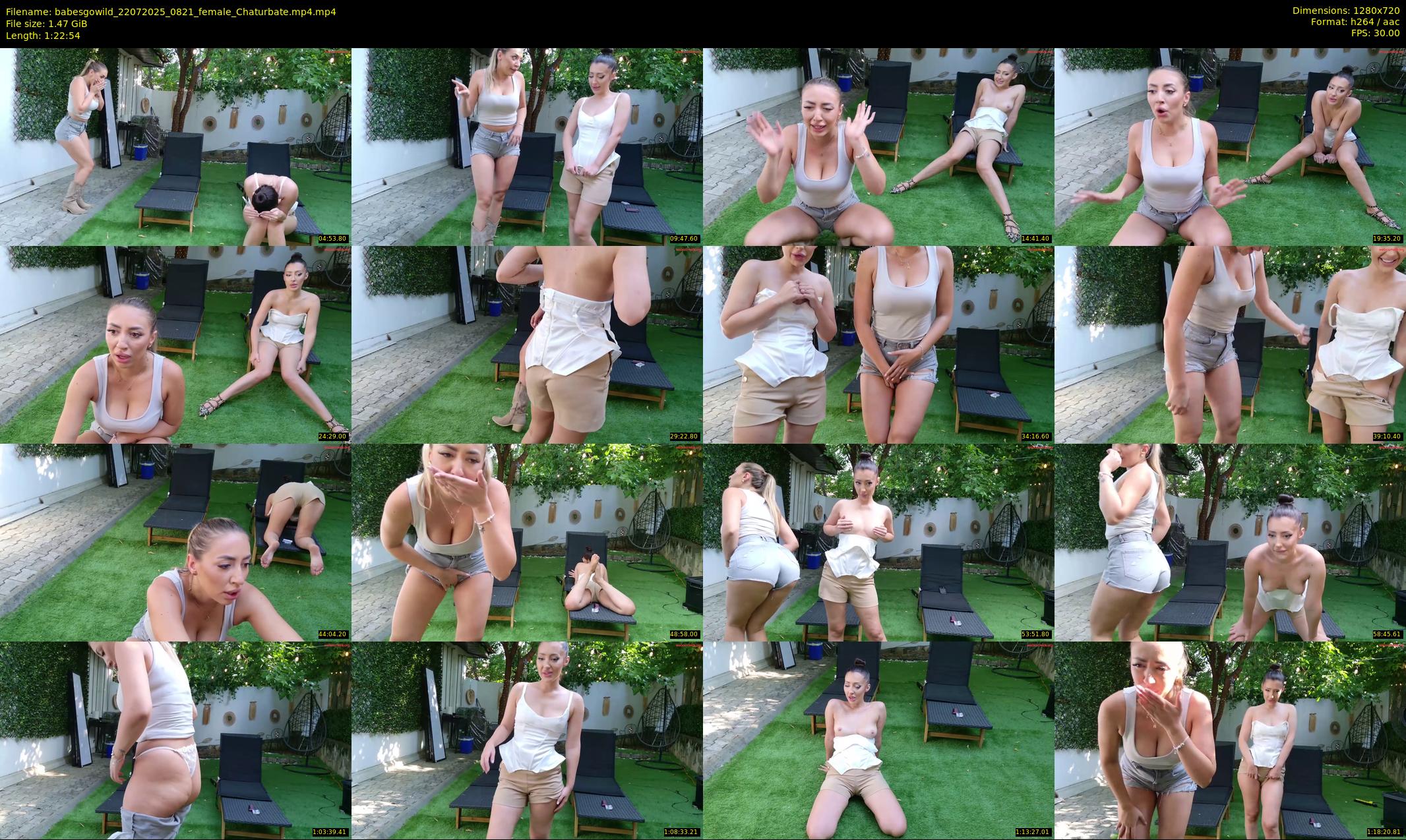 babesgowild — 83 minute Chaturbate couple cam show recording, 720p, Jul 22, 2025