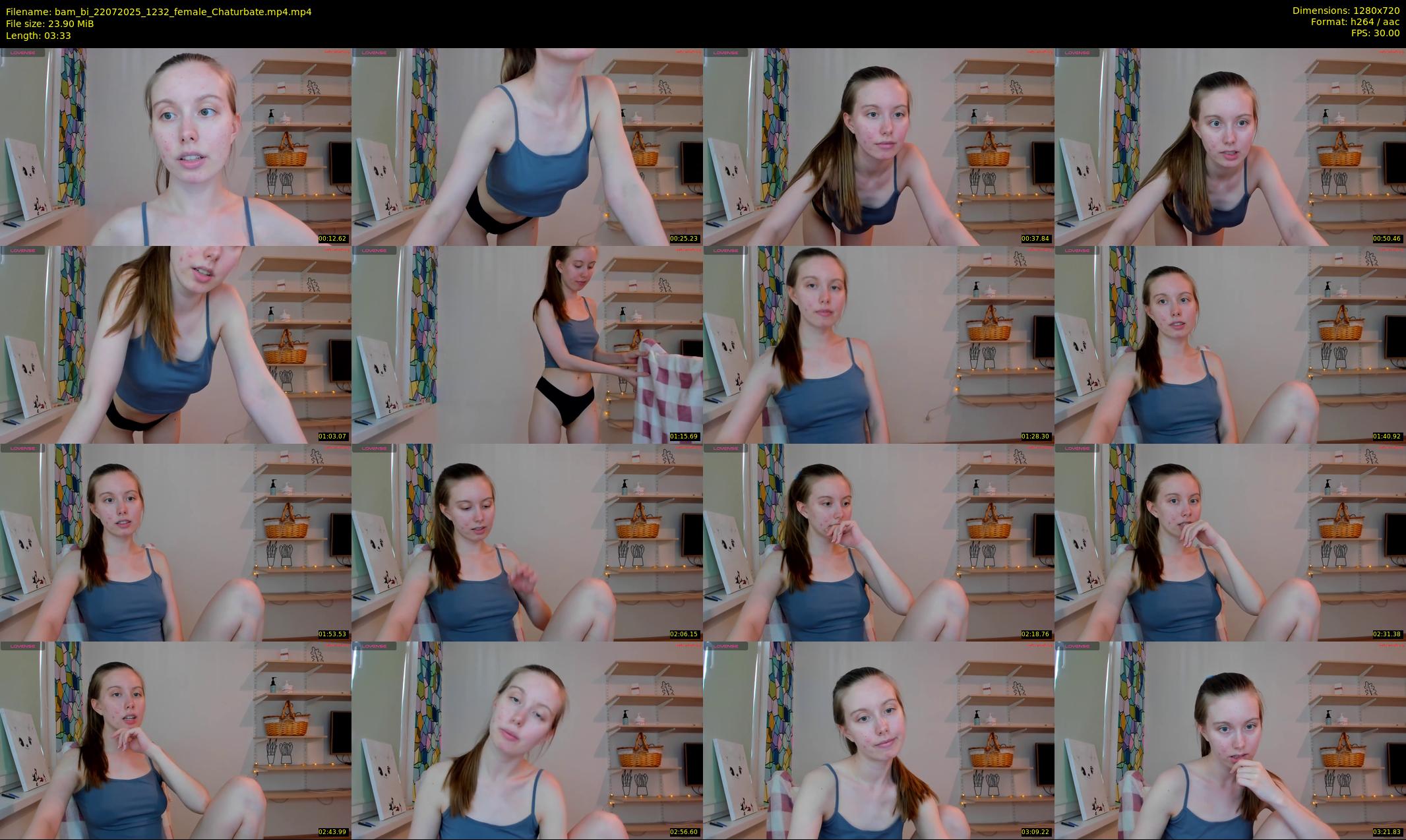 bam_bi — 4 minute Chaturbate female cam show recording, 720p, Jul 22, 2025
