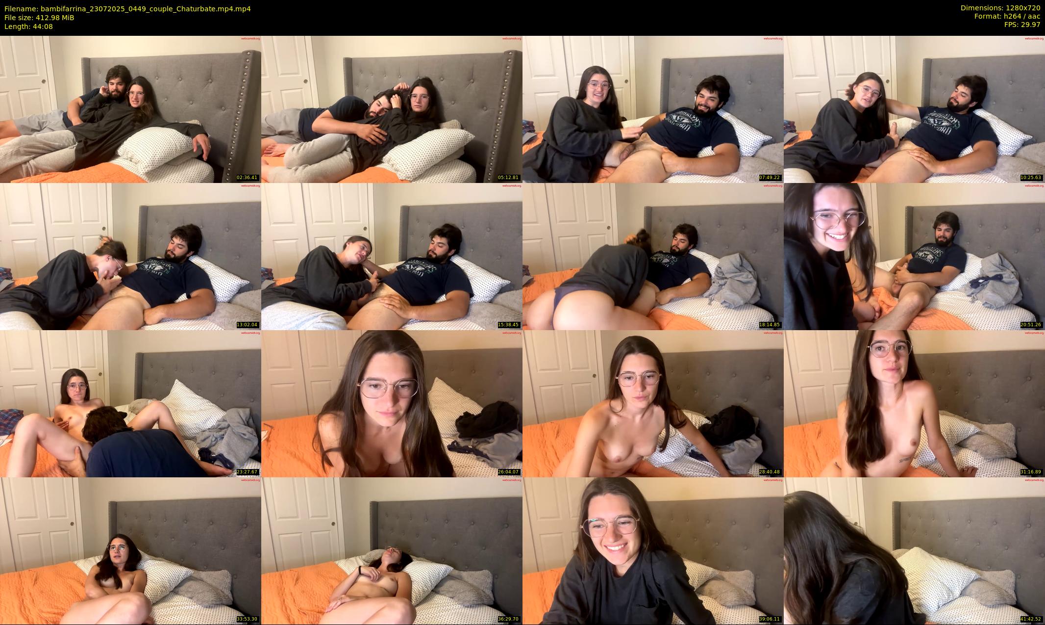 bambifarrina — 45 minute Chaturbate couple cam show recording, 720p, Jul 23, 2025
