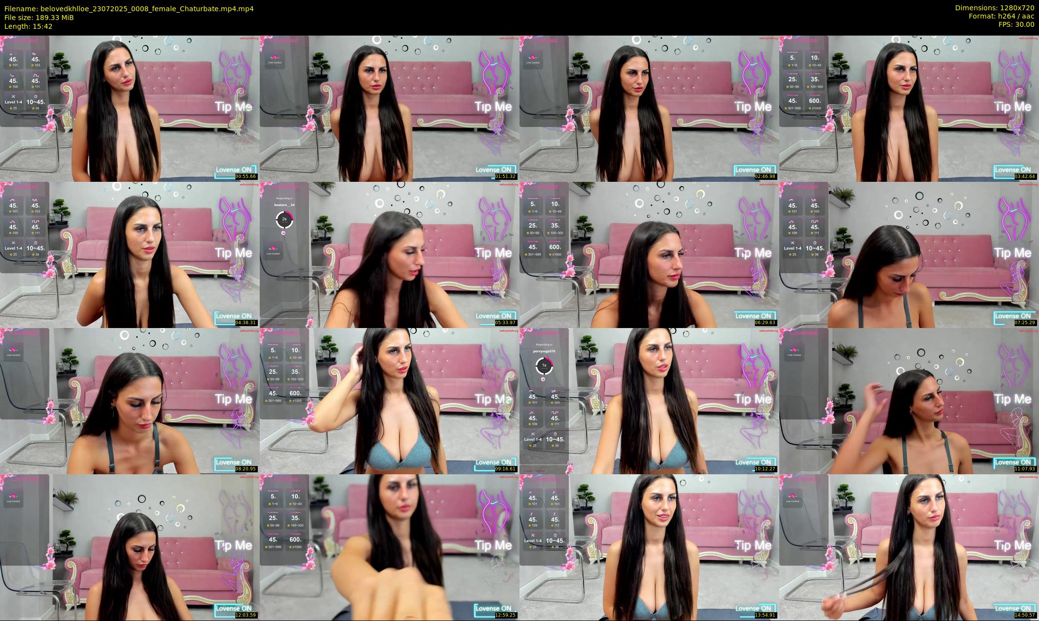 belovedkhlloe — 16 minute Chaturbate female cam show recording, 720p, Jul 23, 2025
