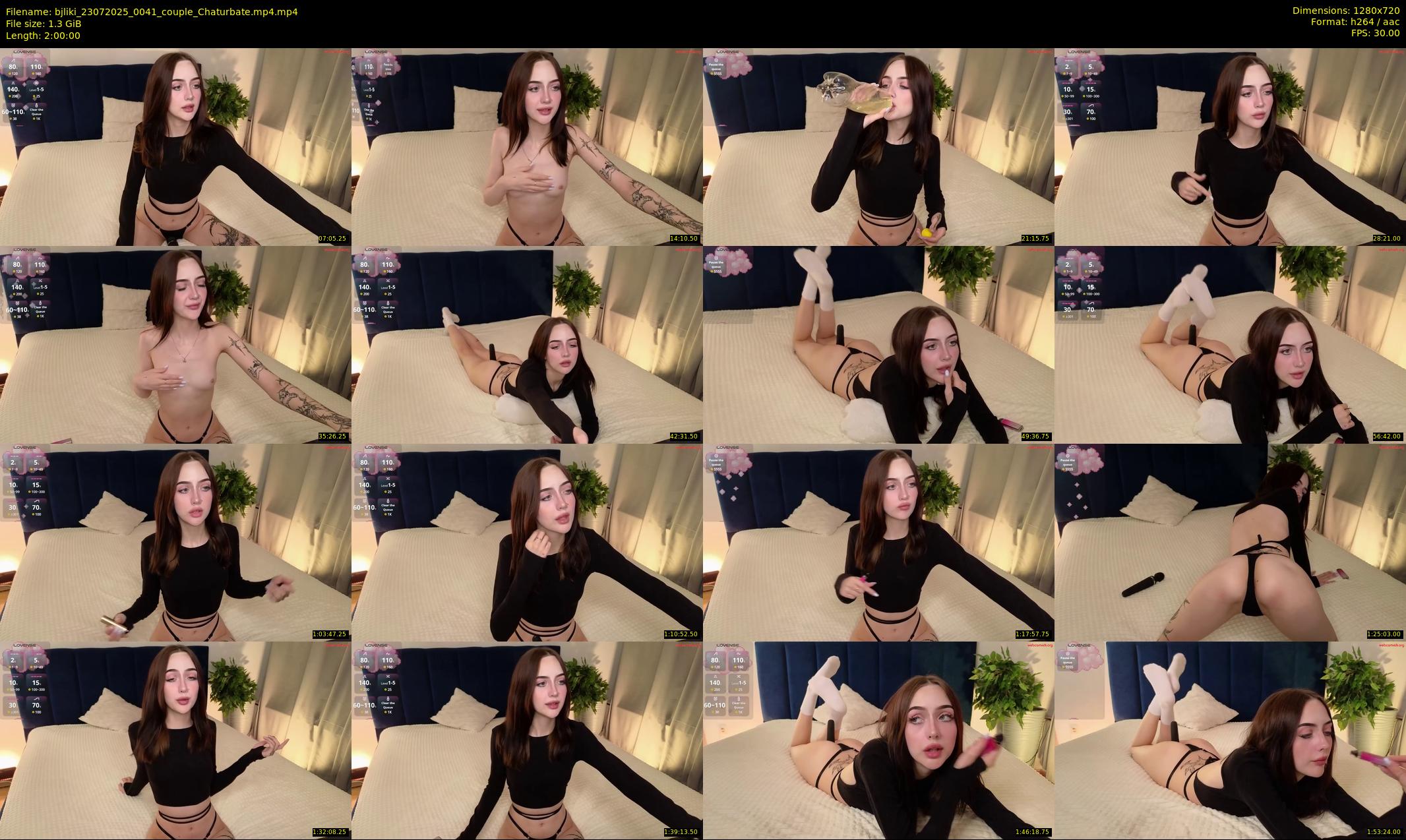 bjliki — 120 minute Chaturbate couple cam show recording, 720p, Jul 23, 2025