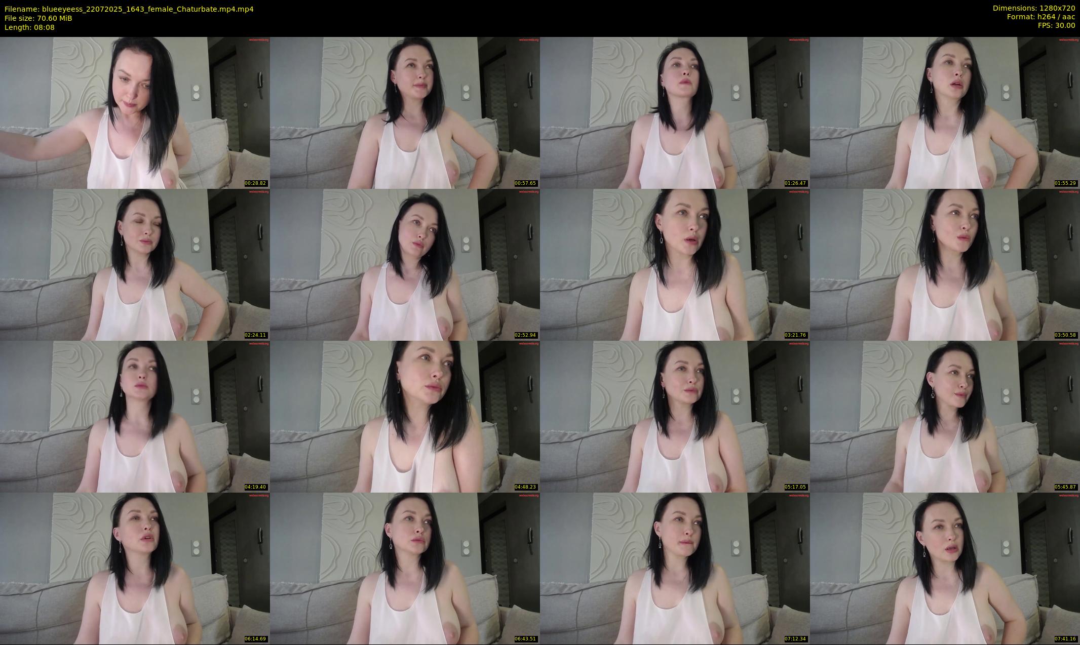 blueeyeess — 9 minute Chaturbate female cam show recording, 720p, Jul 22, 2025
