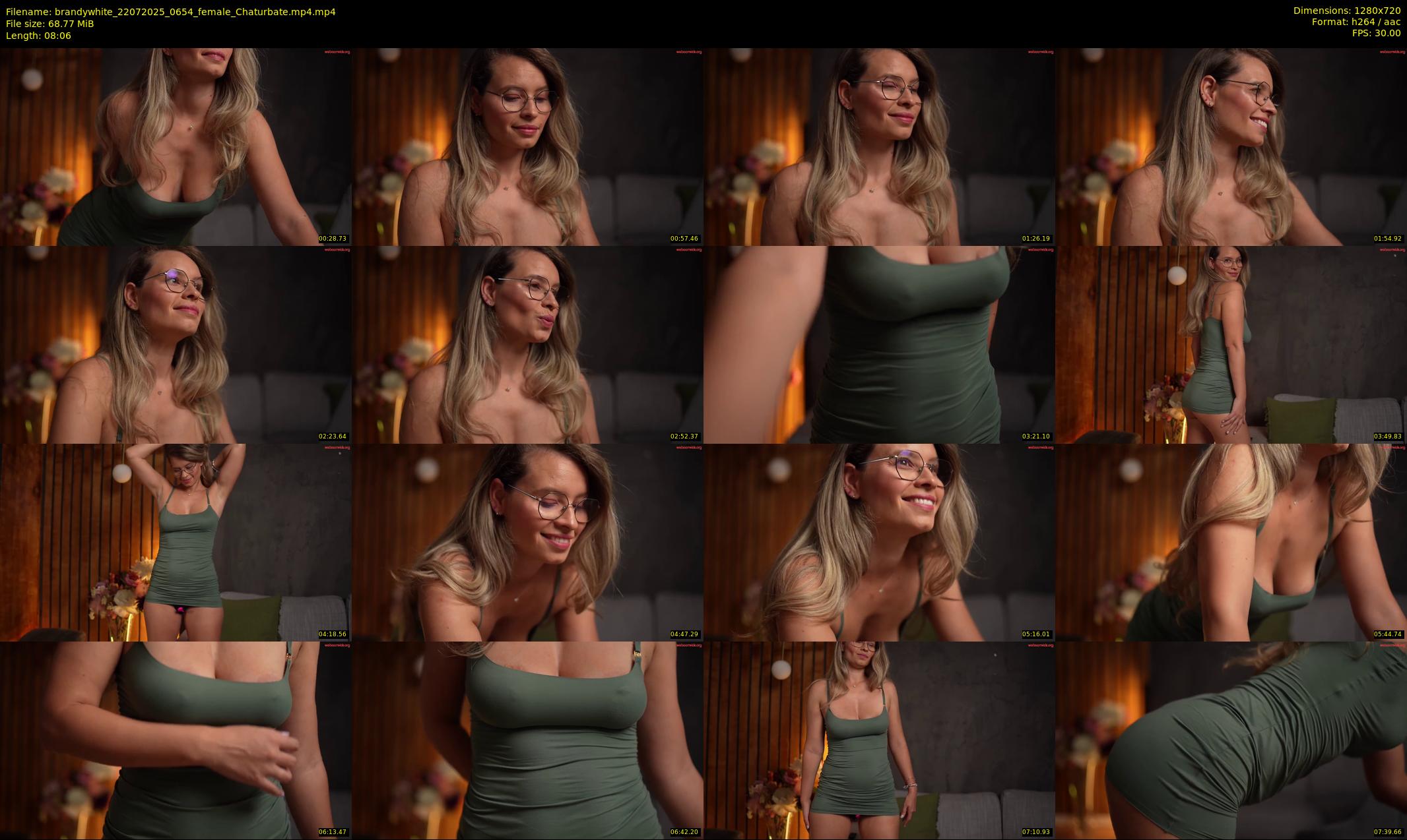 brandywhite — 9 minute Chaturbate female cam show recording, 720p, Jul 22, 2025