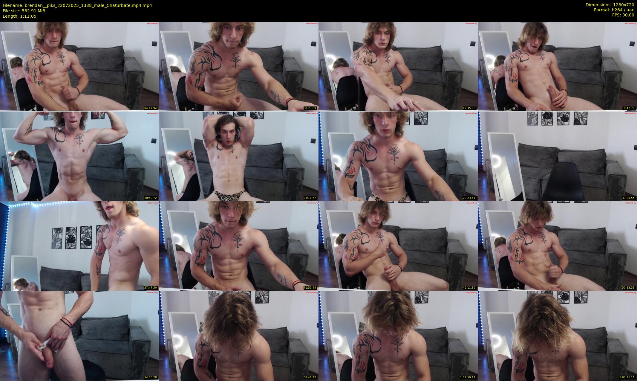 brendan__piks — 72 minute Chaturbate male cam show recording, 720p, Jul 22, 2025