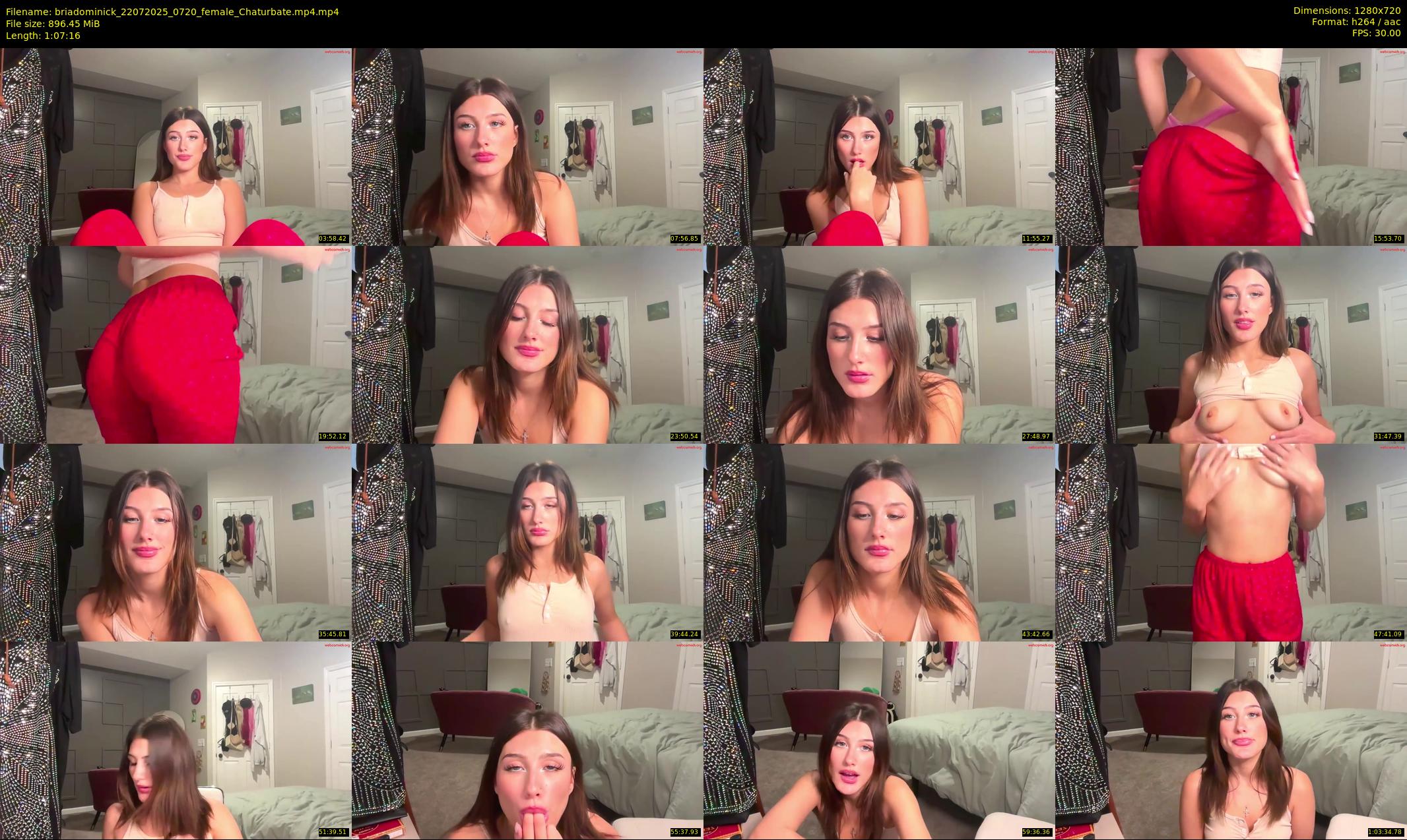 briadominick — 68 minute Chaturbate couple cam show recording, 720p, Jul 22, 2025