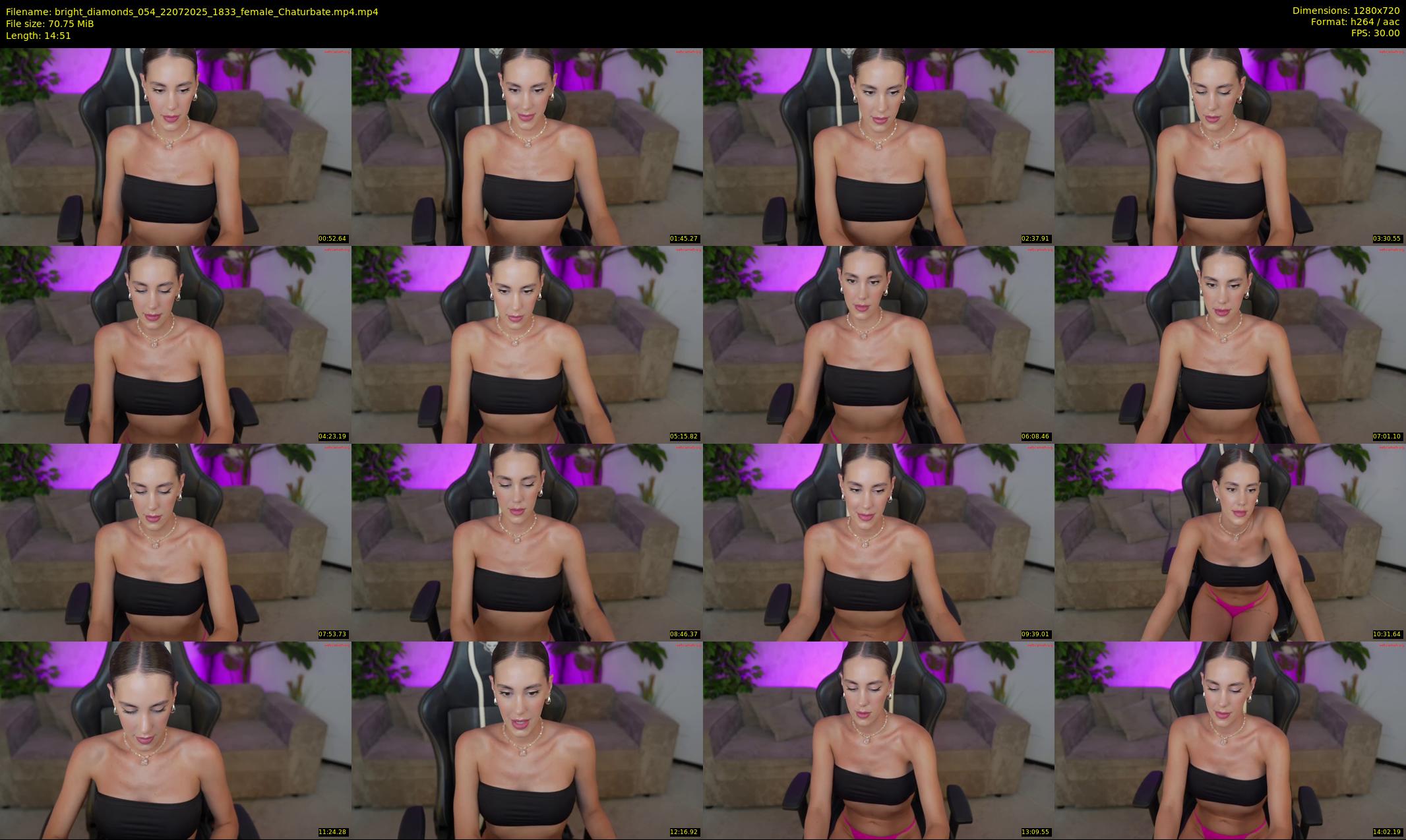 bright_diamonds_054 — 15 minute Chaturbate couple cam show recording, 720p, Jul 22, 2025