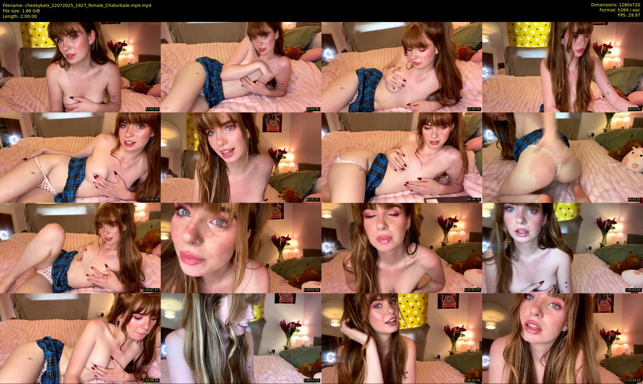 cheekykatx — 120 minute Chaturbate female cam show recording, 720p, Jul 22, 2025
