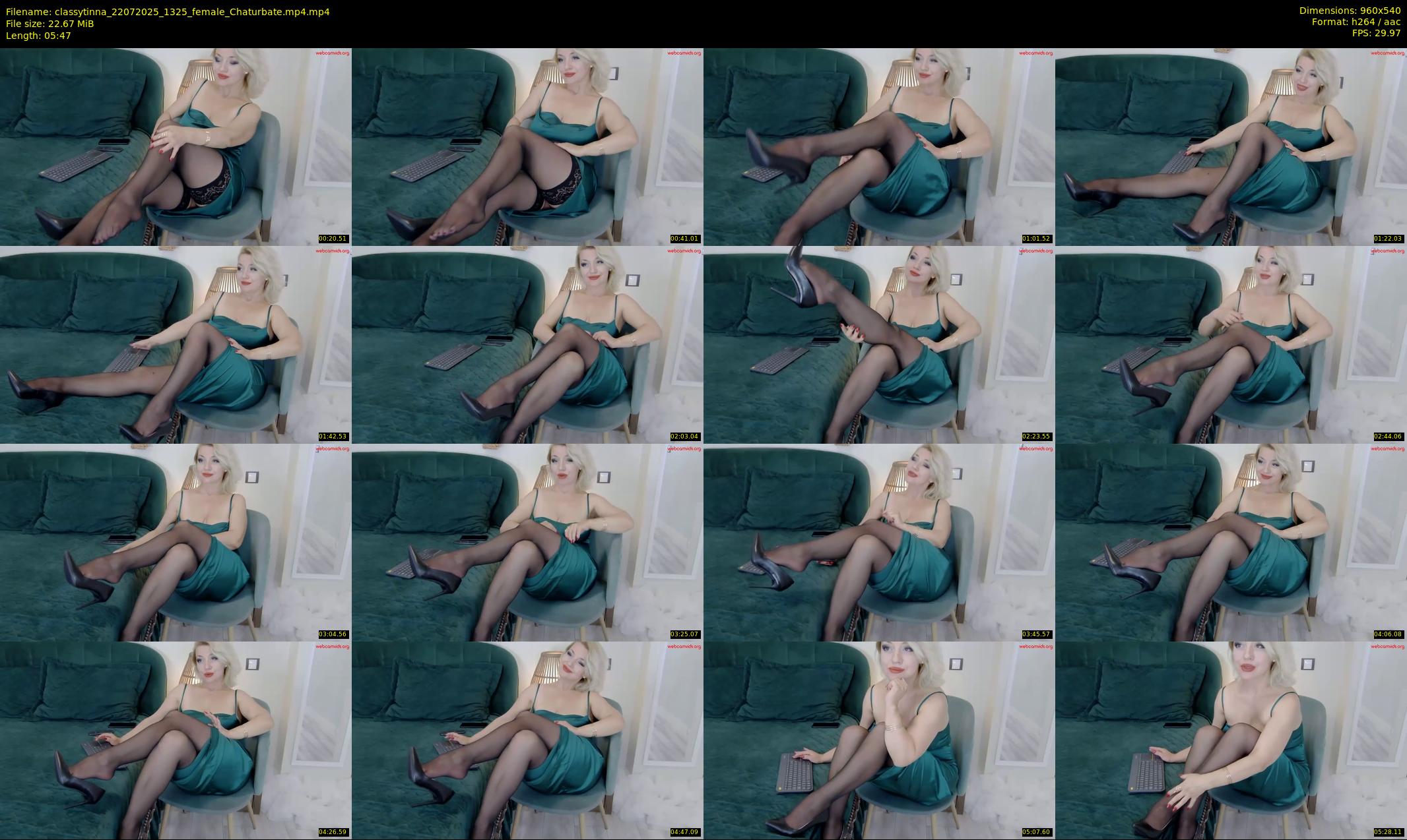 classytinna — 6 minute Chaturbate female cam show recording, 480p, Jul 22, 2025