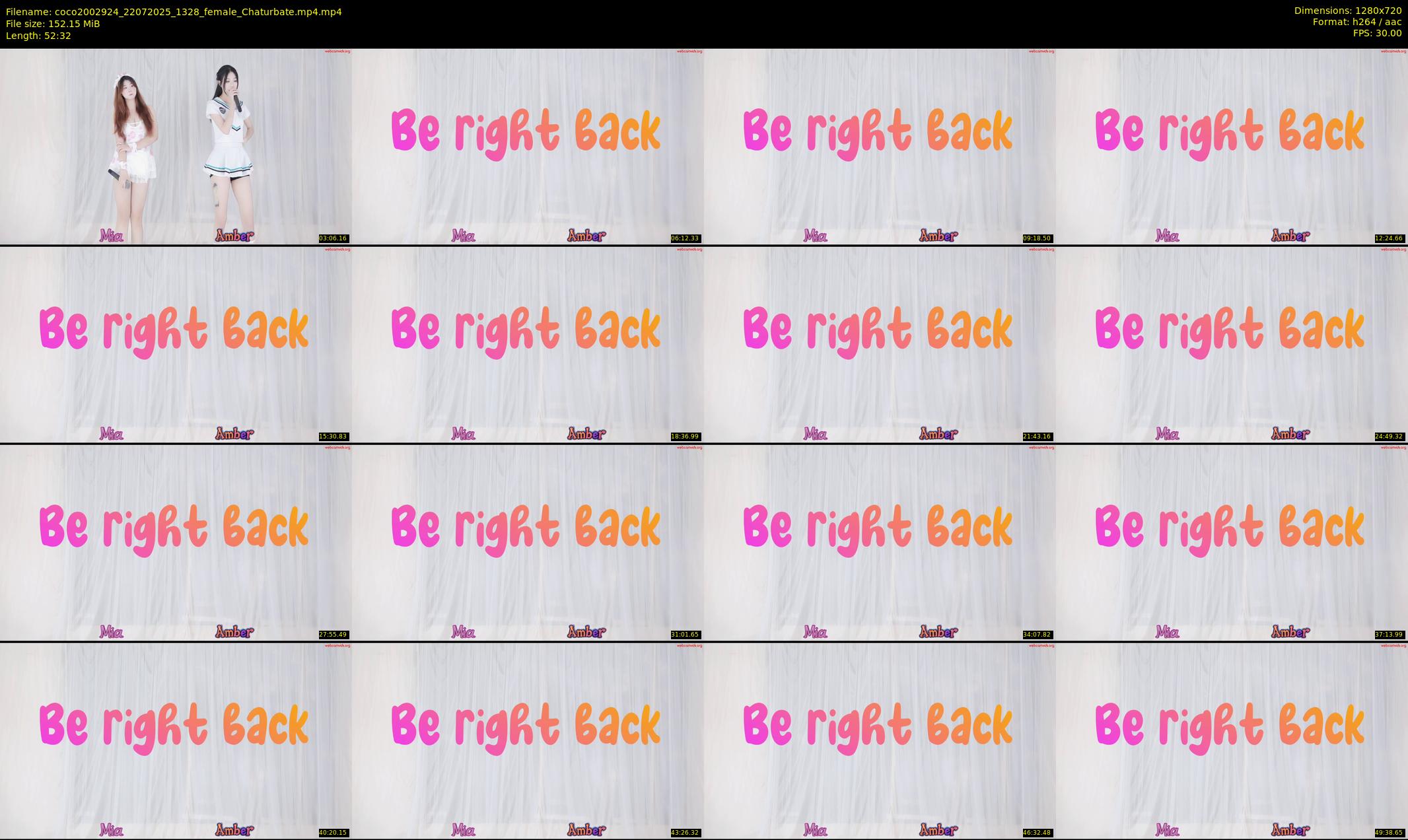 coco2002924 — 53 minute Chaturbate female cam show recording, 720p, Jul 22, 2025