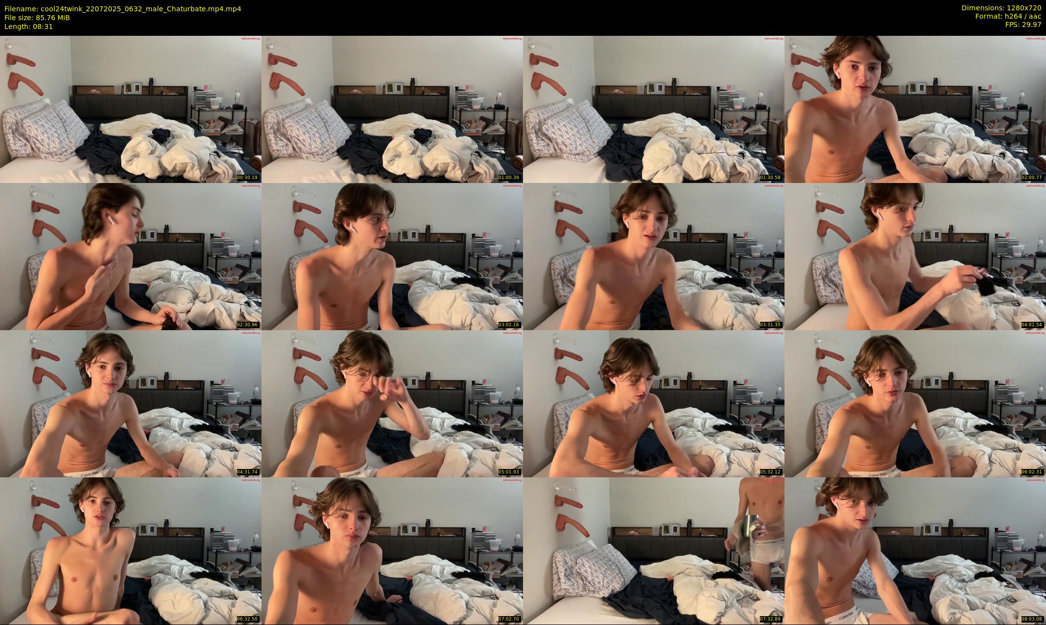 cool24twink — 9 minute Chaturbate male cam show recording, 720p, Jul 22, 2025