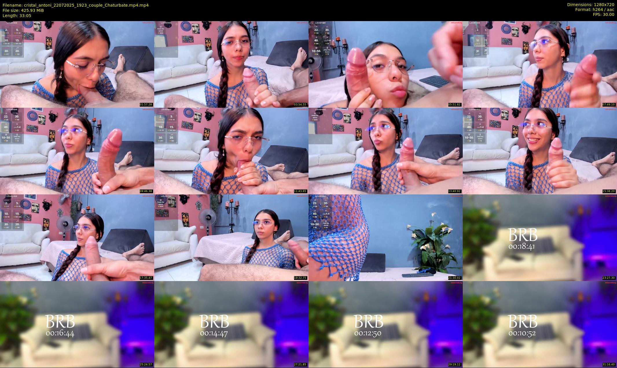 cristal_antoni — 34 minute Chaturbate couple cam show recording, 720p, Jul 22, 2025