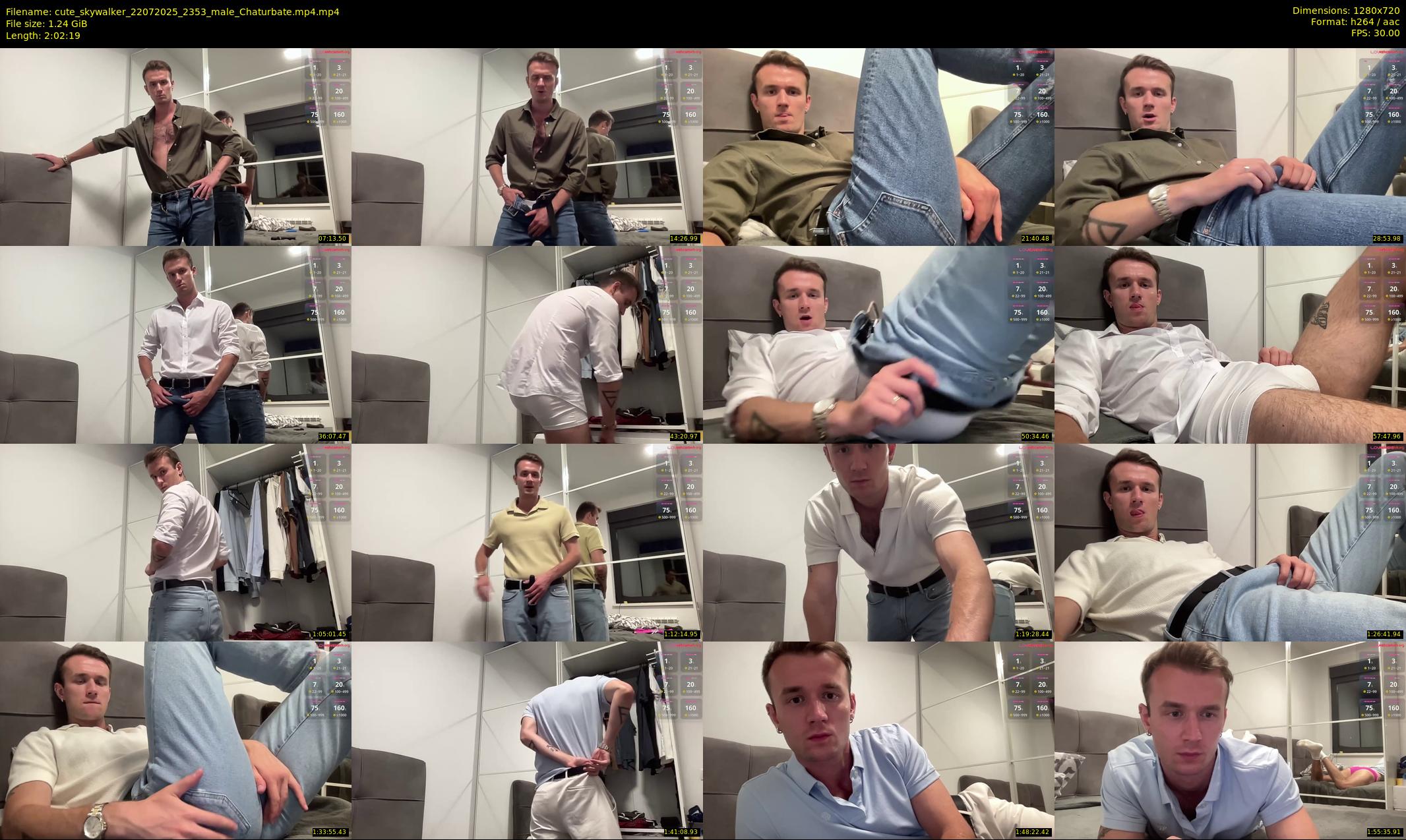 cute_skywalker — 123 minute Chaturbate male cam show recording, 720p, Jul 22, 2025
