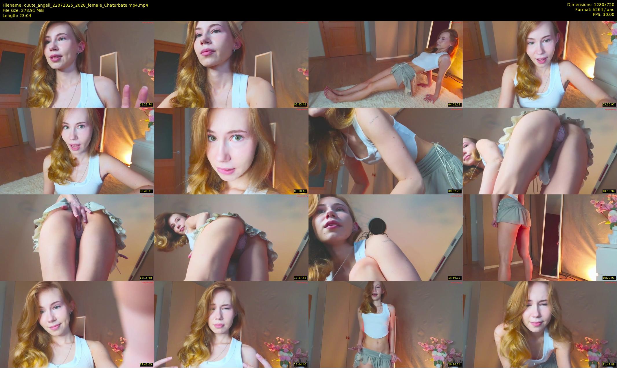 cuute_angell — 24 minute Chaturbate female cam show recording, 720p, Jul 22, 2025
