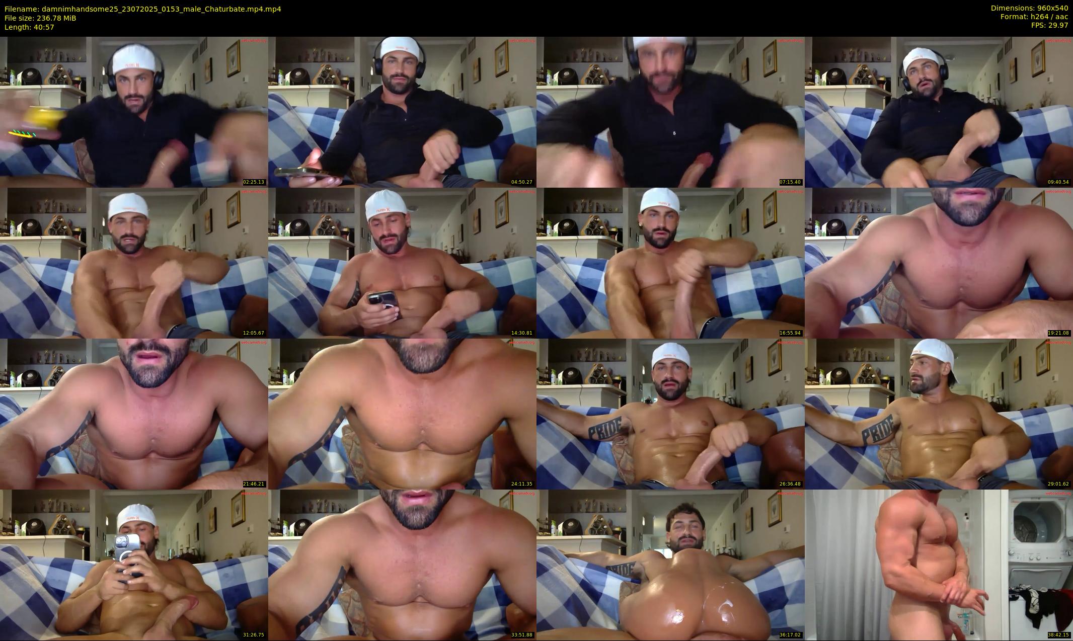 damnimhandsome25 — 41 minute Chaturbate male cam show recording, 480p, Jul 23, 2025