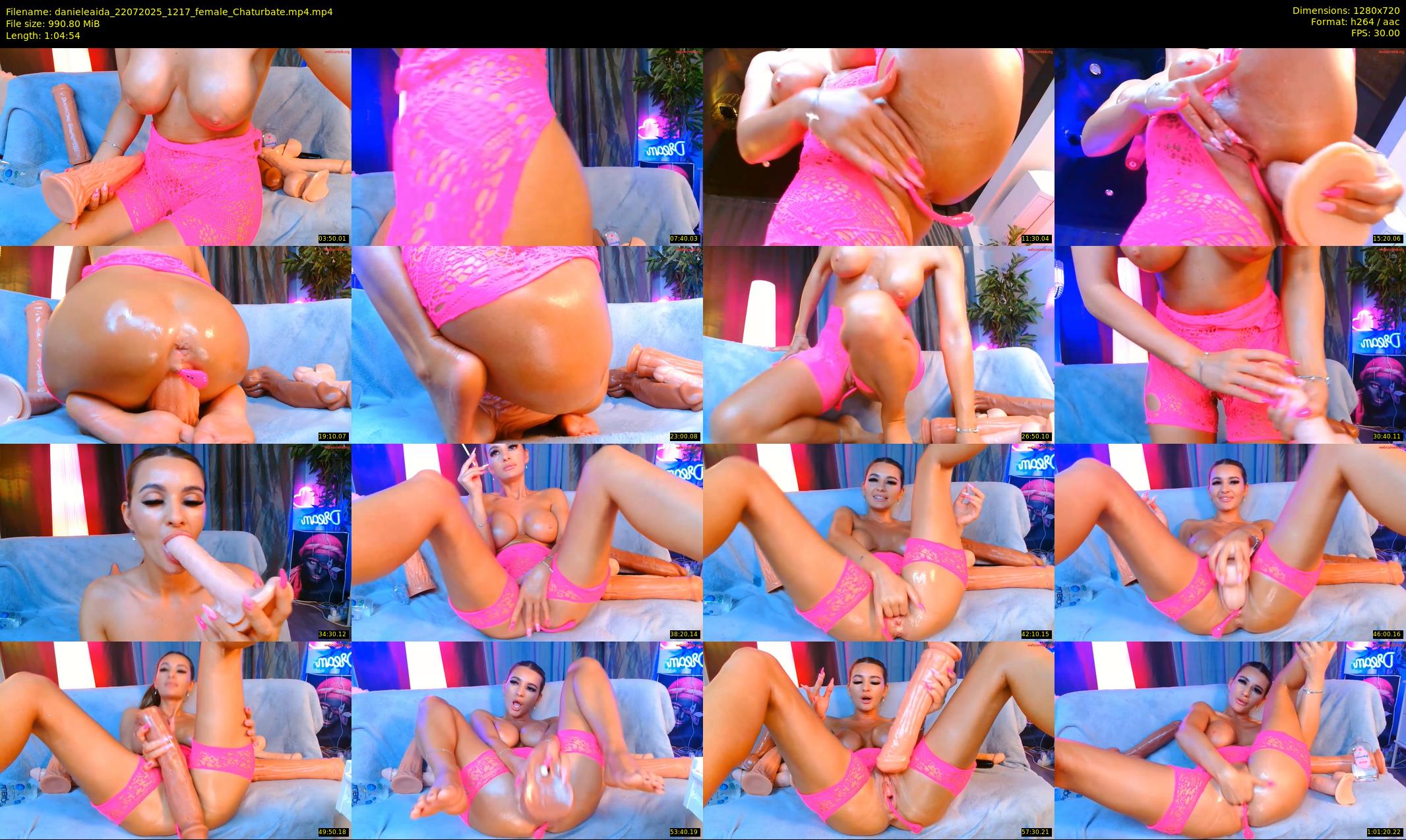 danieleaida — 65 minute Chaturbate female cam show recording, 720p, Jul 22, 2025