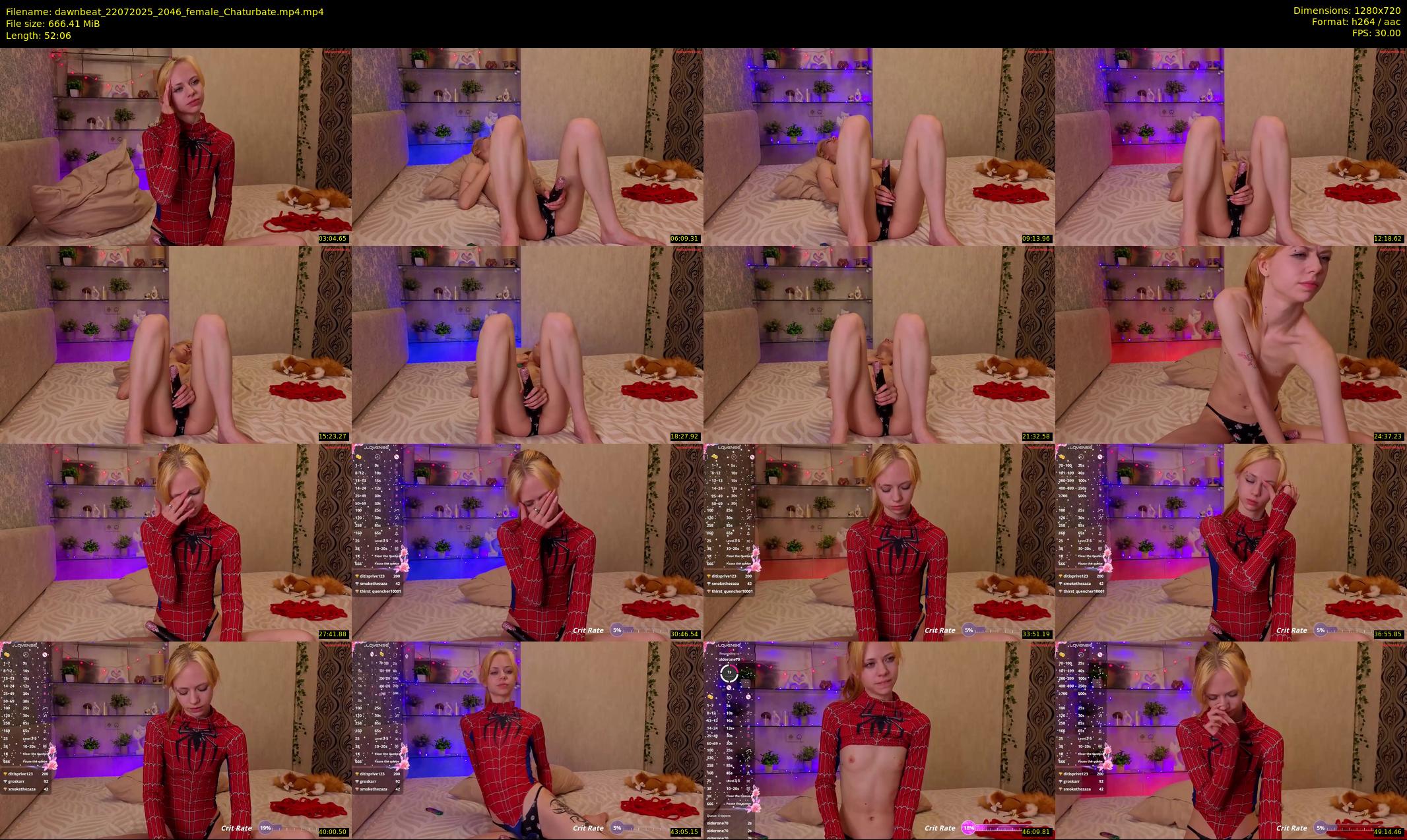 dawnbeat — 53 minute Chaturbate female cam show recording, 720p, Jul 22, 2025