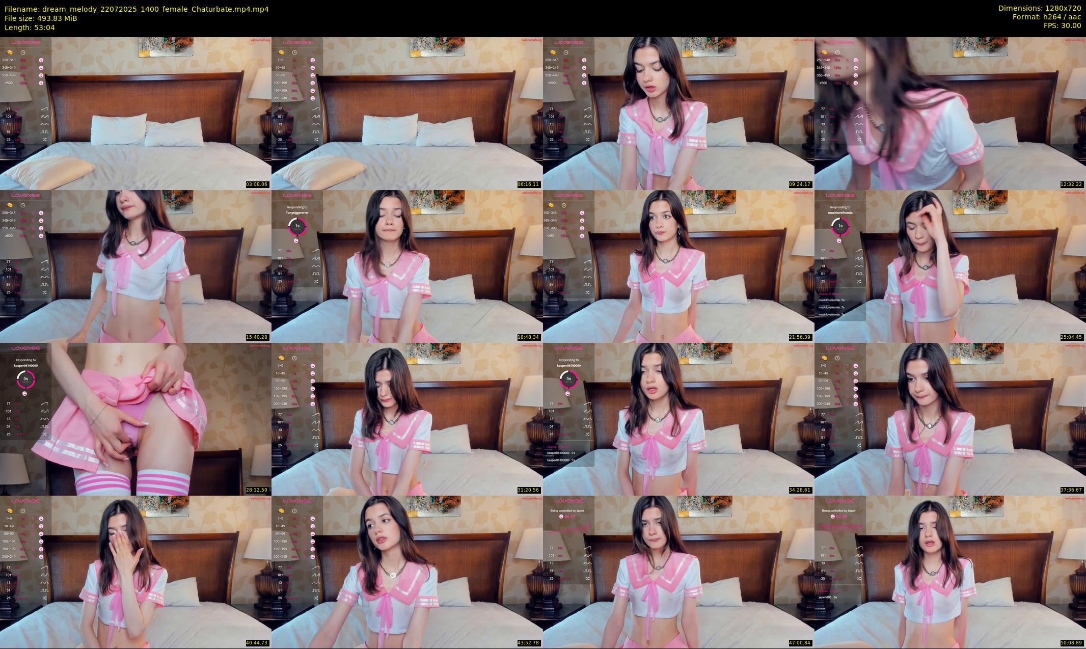 dream_melody — 54 minute Chaturbate female cam show recording, 720p, Jul 22, 2025