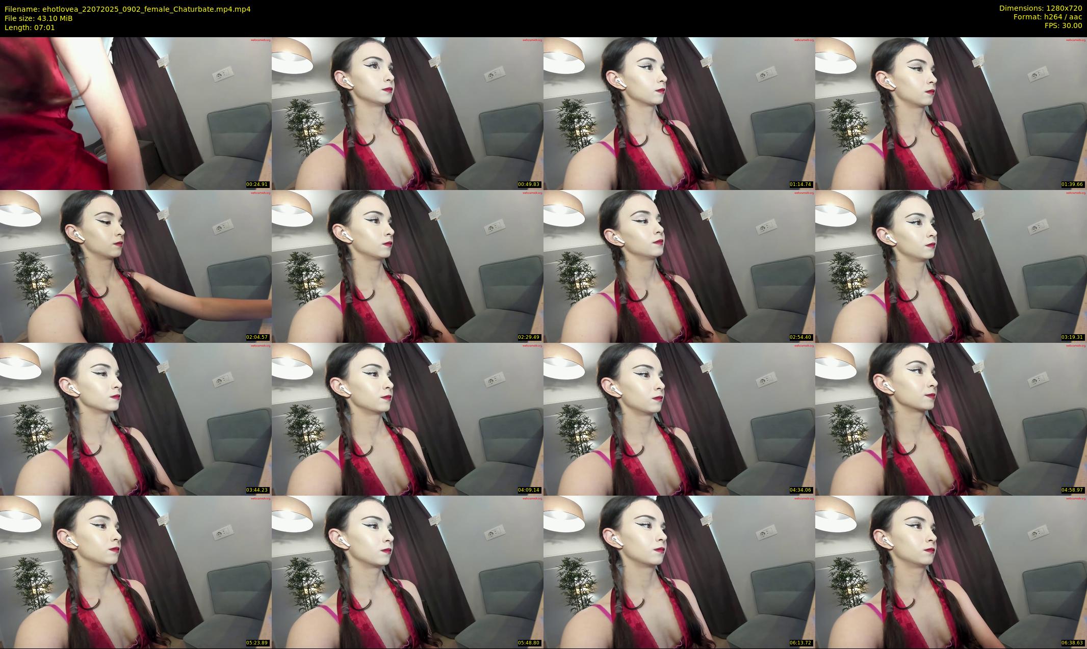 ehotlovea — 8 minute Chaturbate female cam show recording, 720p, Jul 22, 2025