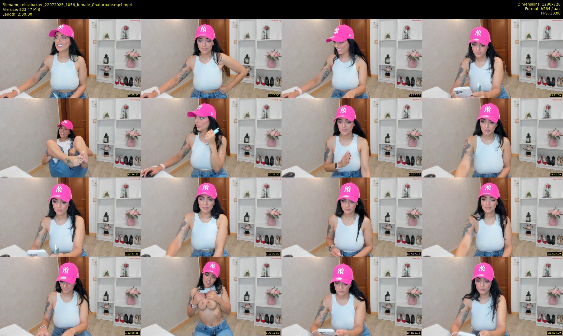 elisabaxter — 120 minute Chaturbate female cam show recording, 720p, Jul 22, 2025
