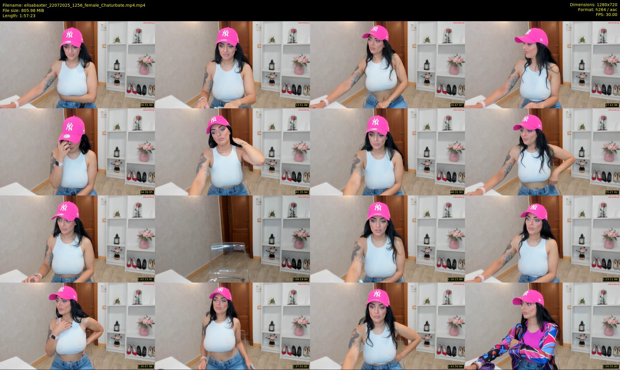 elisabaxter — 118 minute Chaturbate female cam show recording, 720p, Jul 22, 2025